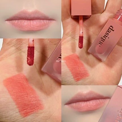 クリームドゥローズティント/dasique/リップティントを使ったクチコミ(6枚目)