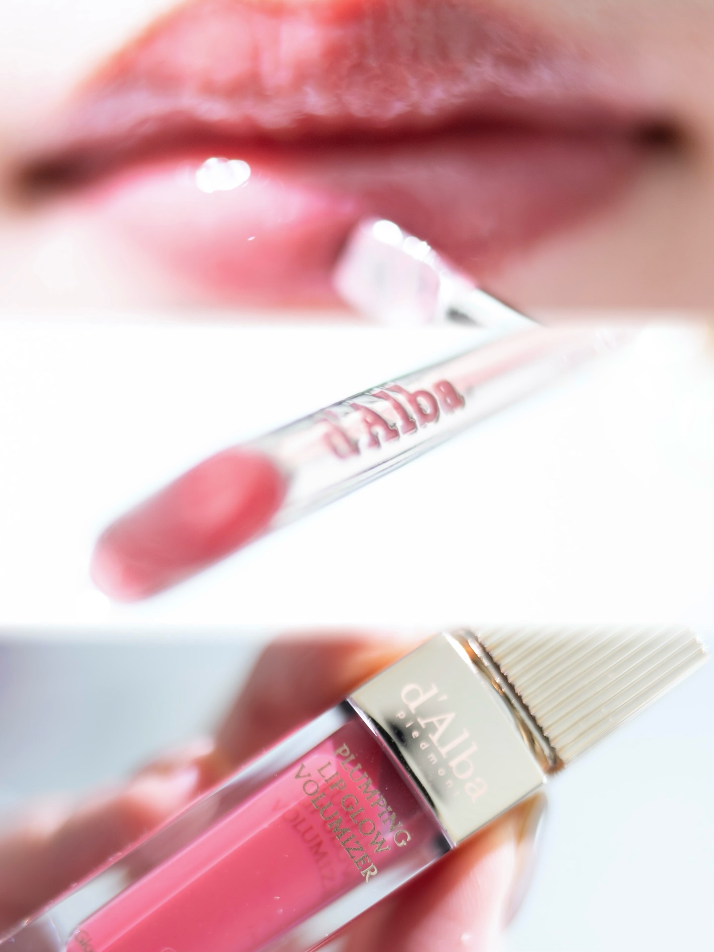 プランピングリップグロウムードボリューマイザー/ダルバ/リップグロスを使ったクチコミ（1枚目）