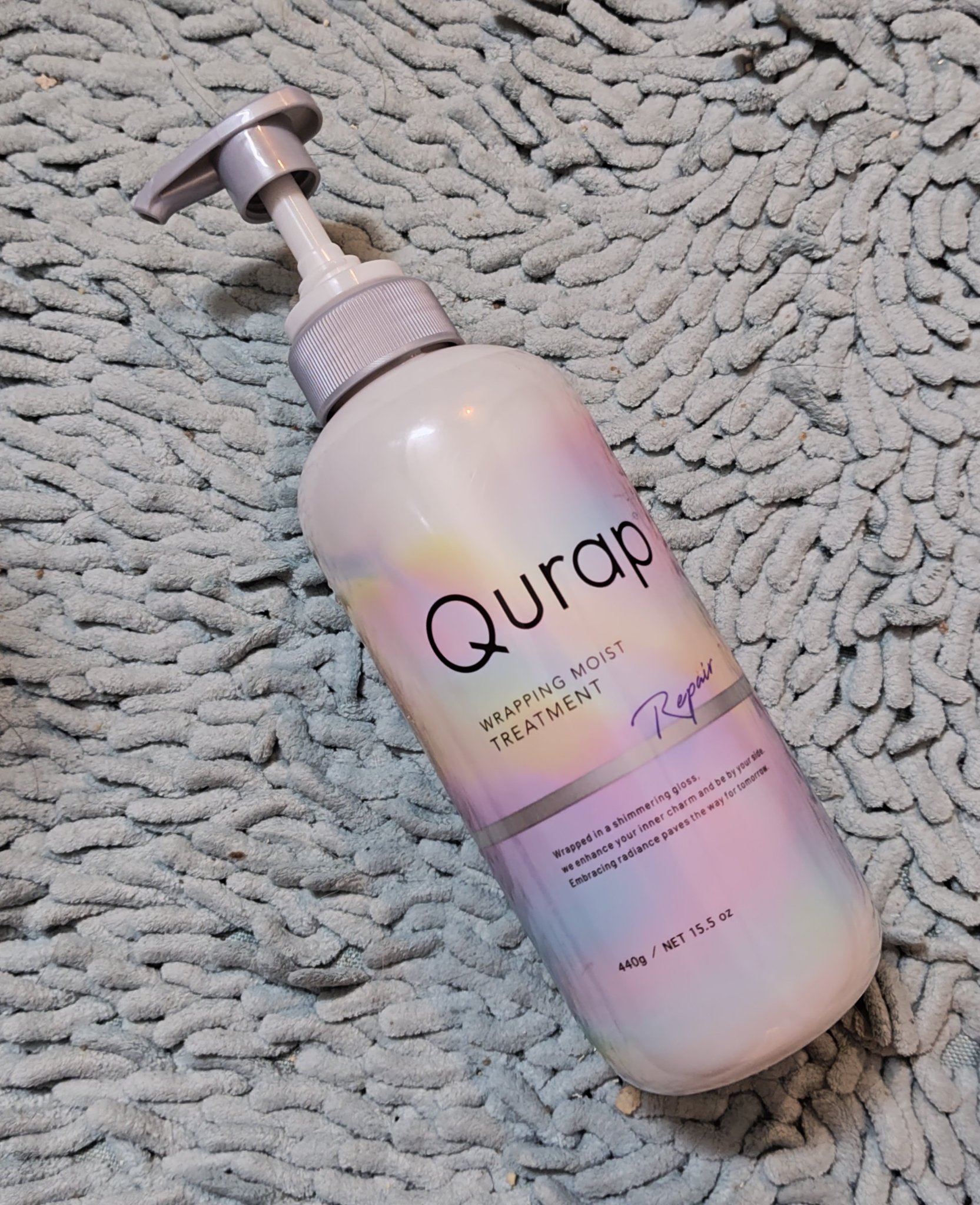 ラッピングモイストシャンプー/トリートメント トリートメント440g/Qurap/市販シャンプーを使ったクチコミ（1枚目）