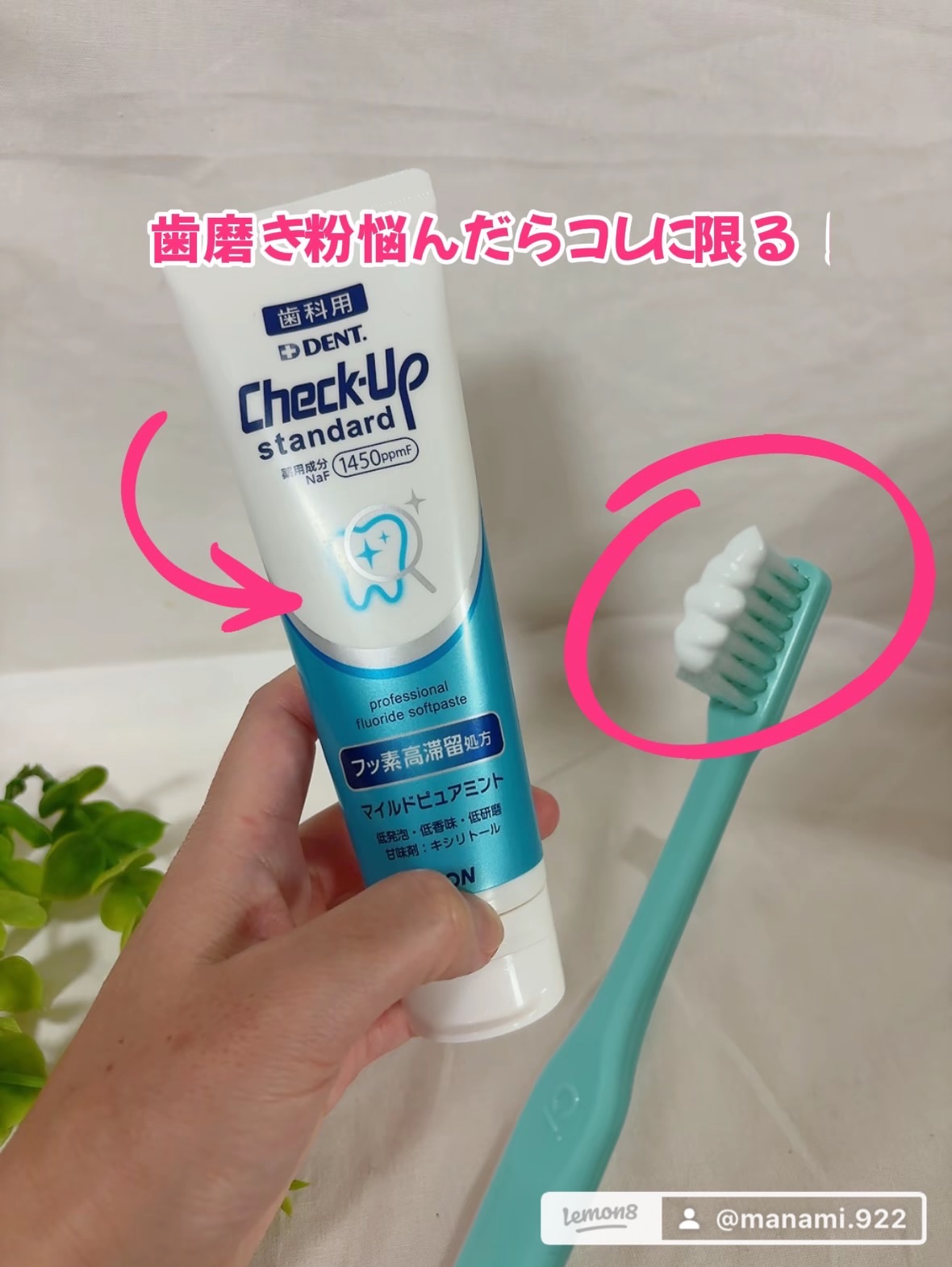 ライオン　チェックアップ　スタンダード/ライオン/歯磨き粉を使ったクチコミ（1枚目）