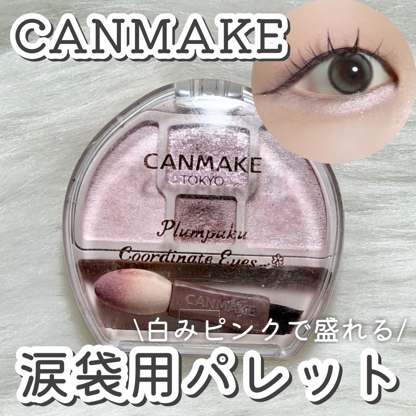 プランぷくコーデアイズNeo/キャンメイク/アイシャドウを使ったクチコミ（1枚目）