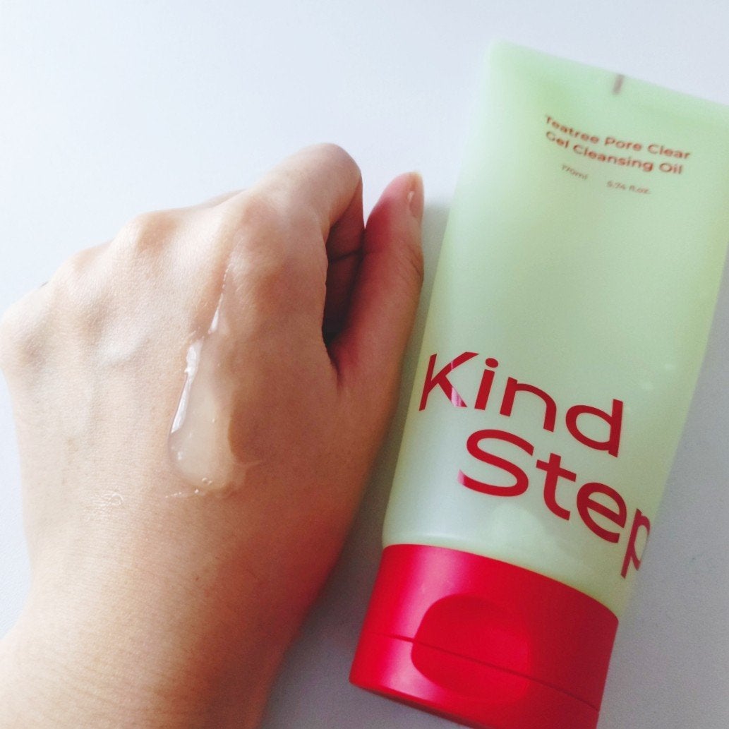 ティーツリージェルクレンジングオイル/KindStep/クレンジングジェルを使ったクチコミ(3枚目)