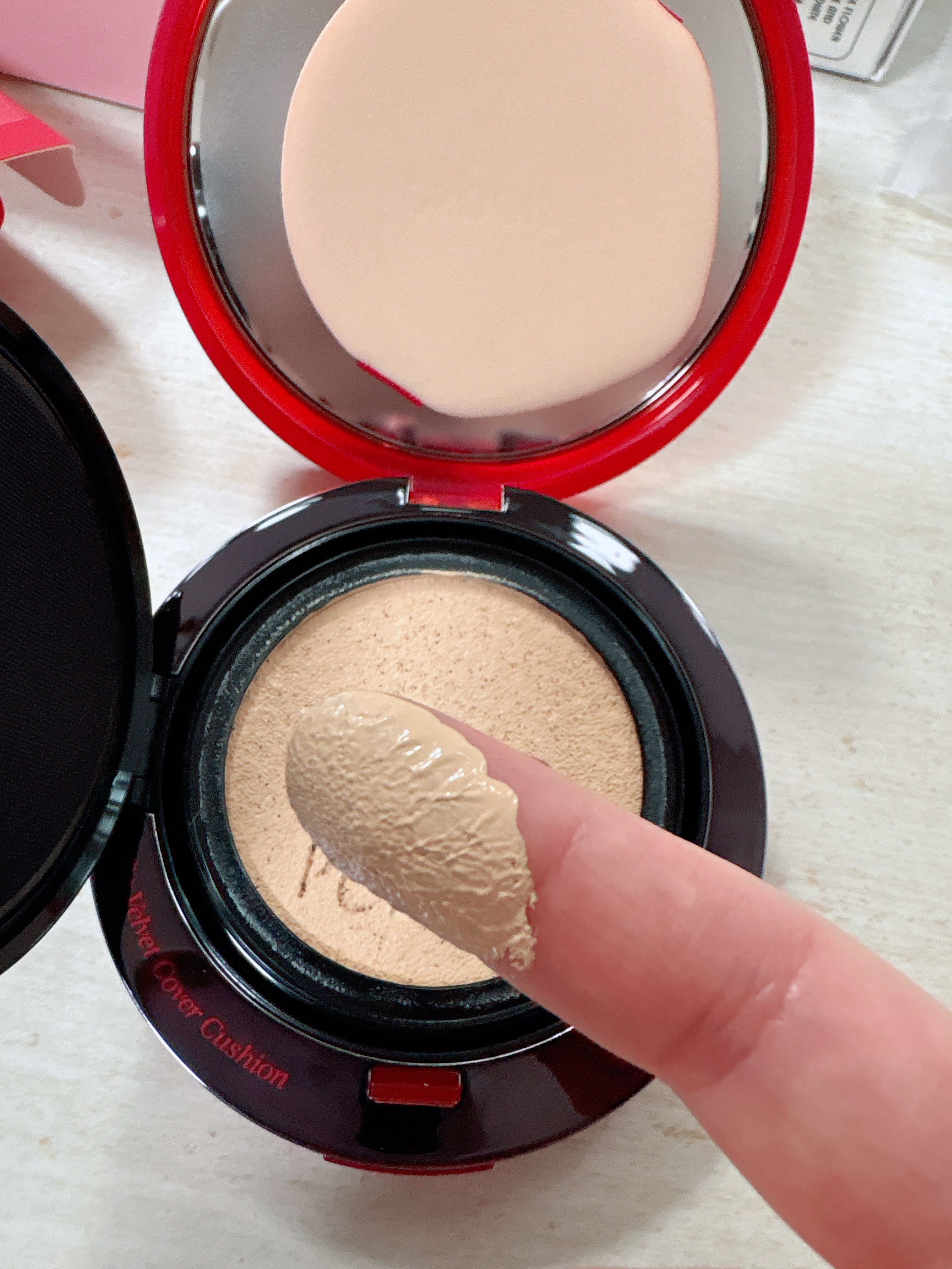 ビーベルベットカバークッション/espoir/クッションファンデーションを使ったクチコミ（3枚目）