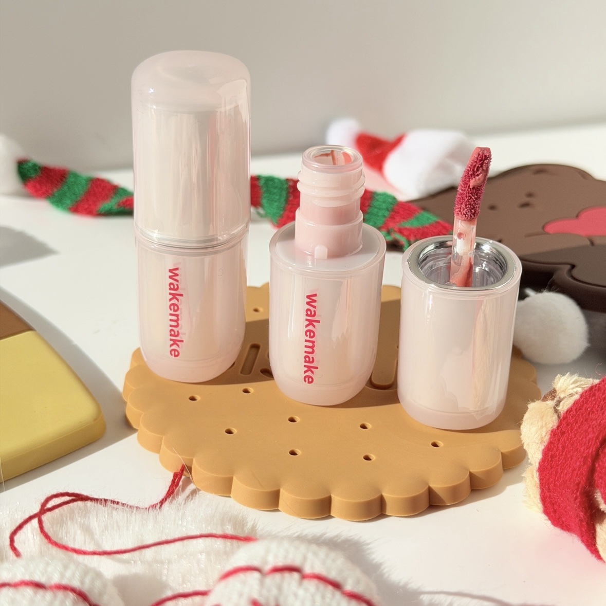 ヘルシーグロウバームスティック/wakemake/口紅を使ったクチコミ（3枚目）