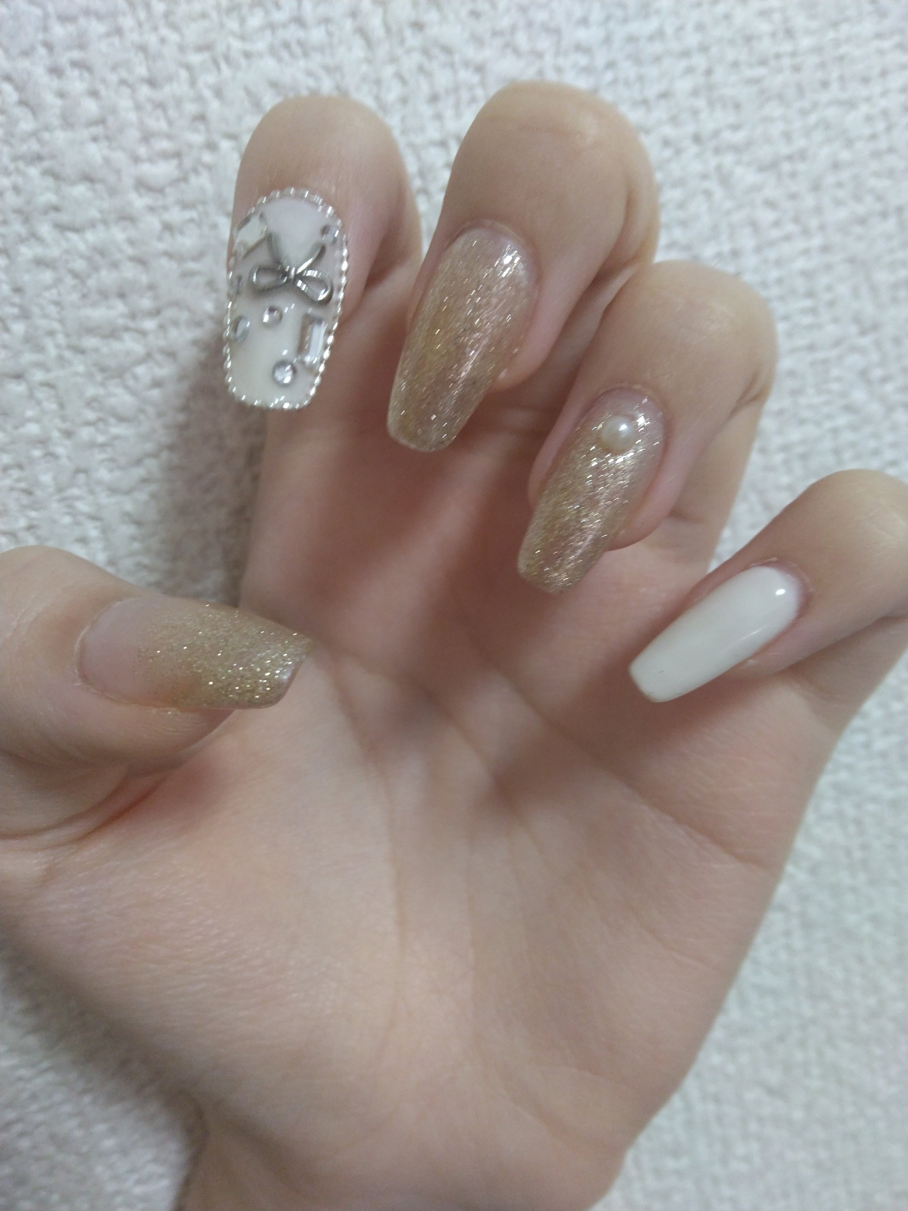 ジェルネイル（ライト対応）/セリア/ジェルネイルを使ったクチコミ（1枚目）