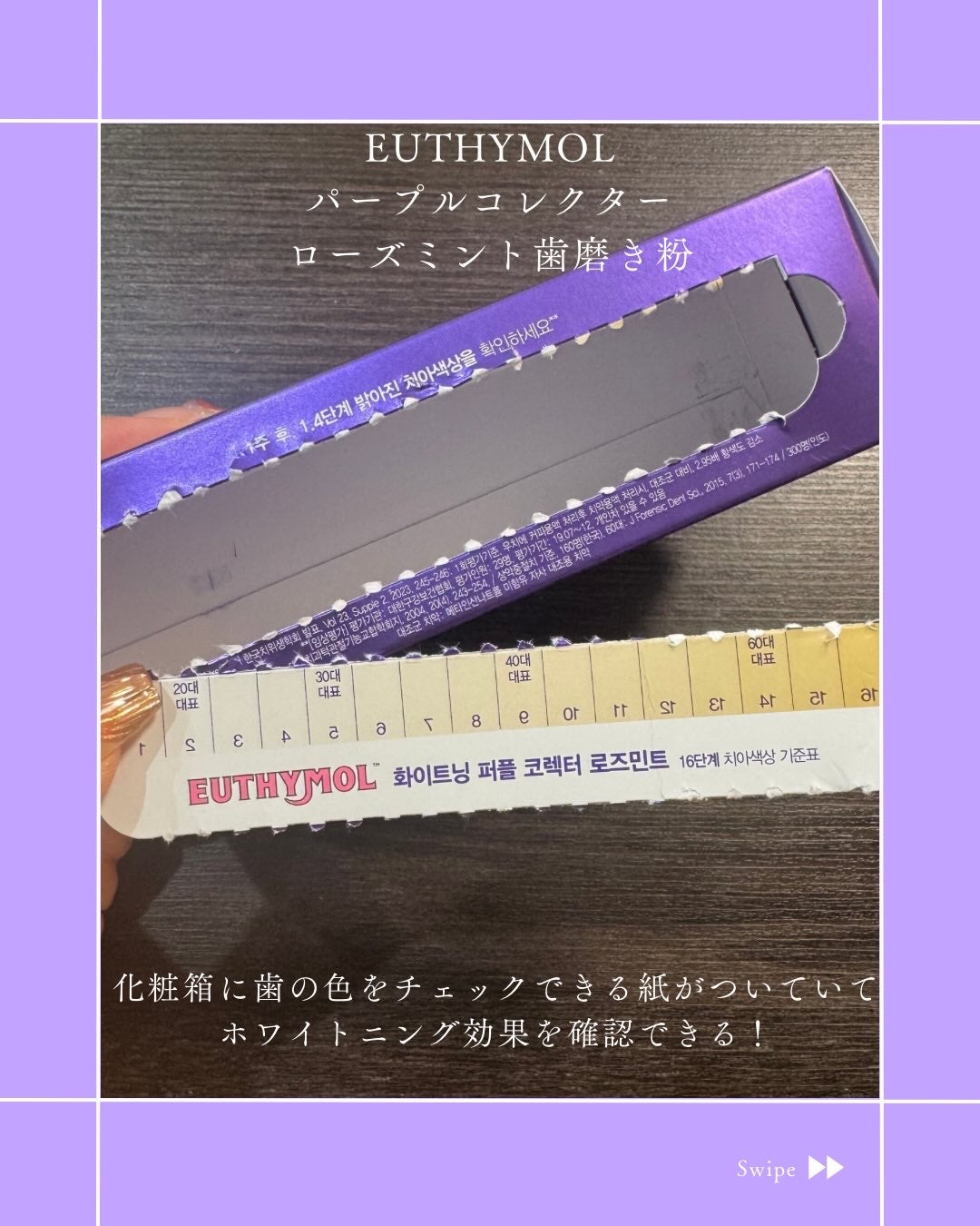 パープルコレクターロイヤルローズブレンド/EUTHYMOL/歯磨き粉を使ったクチコミ(2枚目)