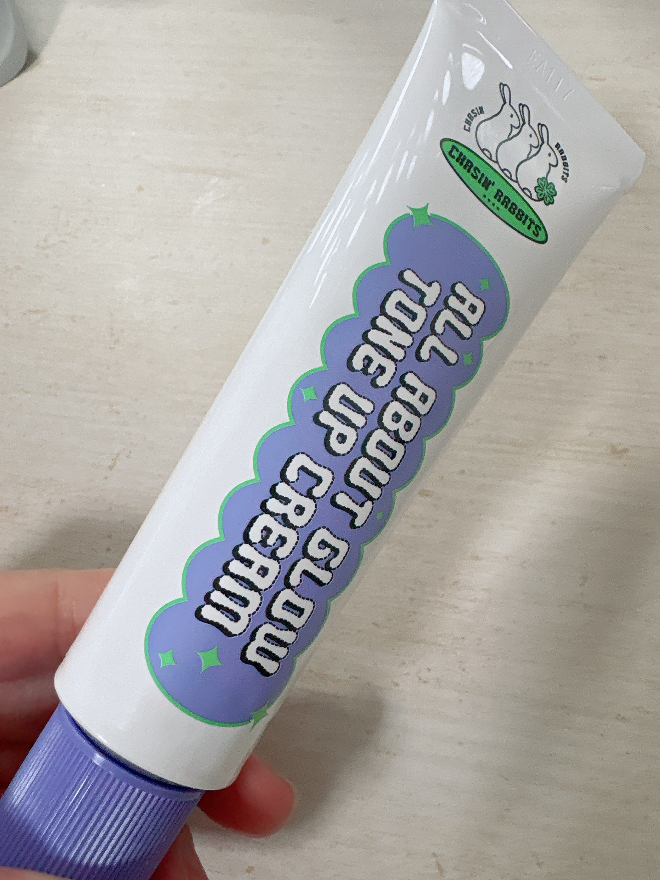 オールアバウトグロウトーンアップクリーム/CHASIN'RABBITS/化粧下地を使ったクチコミ（1枚目）