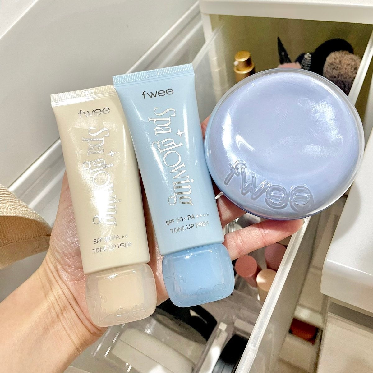 フィー クッションガラス ナチュラル/fwee/クッションファンデーションを使ったクチコミ(1枚目)