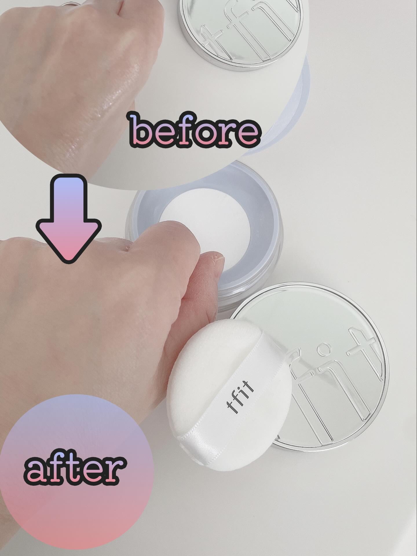 トランスルーセントセットエッセンシャルパウダー/TFIT/ルースパウダーを使ったクチコミ（2枚目）