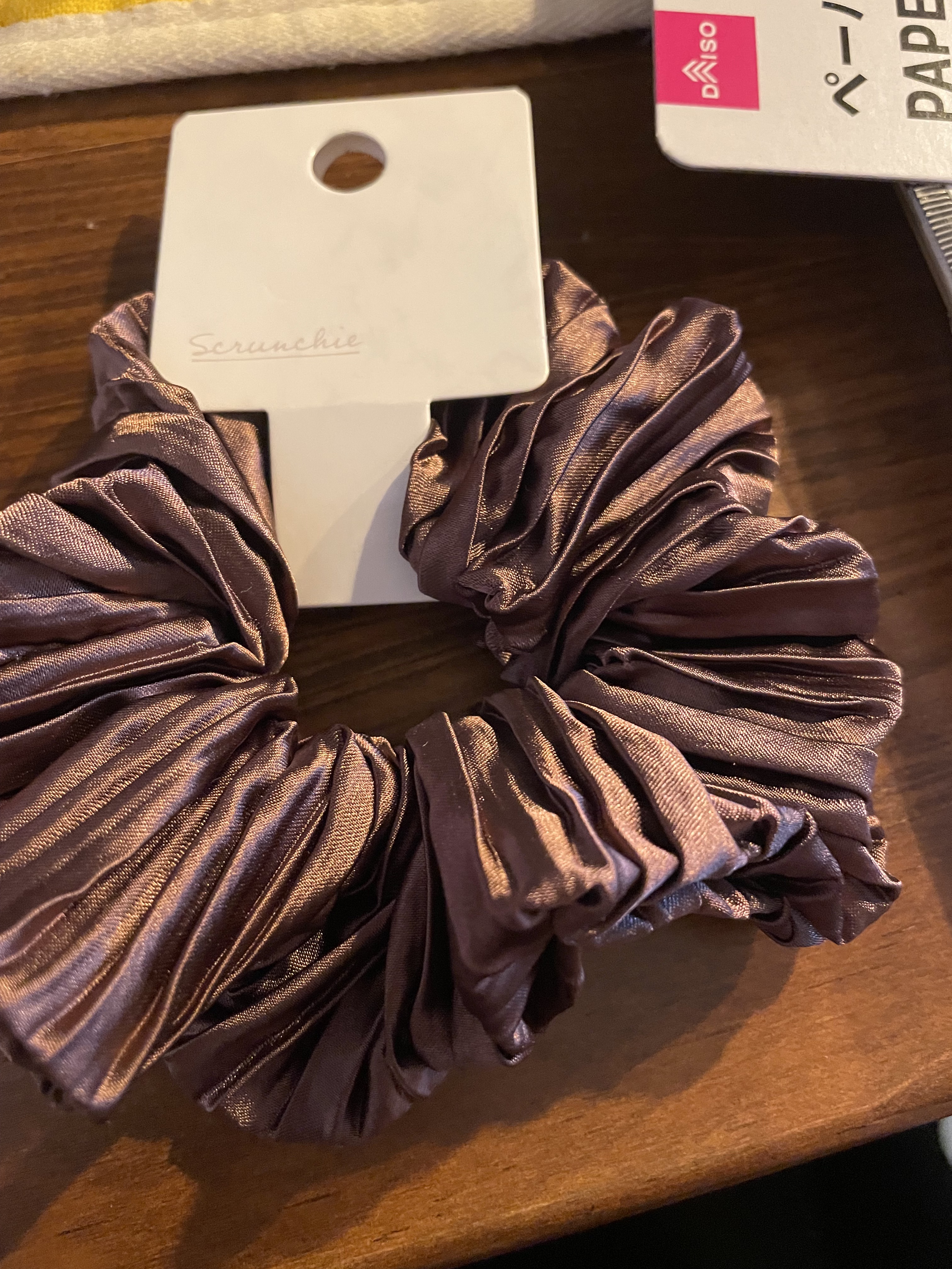ダイソーシュシュ/DAISO/ヘアアクセサリーを使ったクチコミ（1枚目）