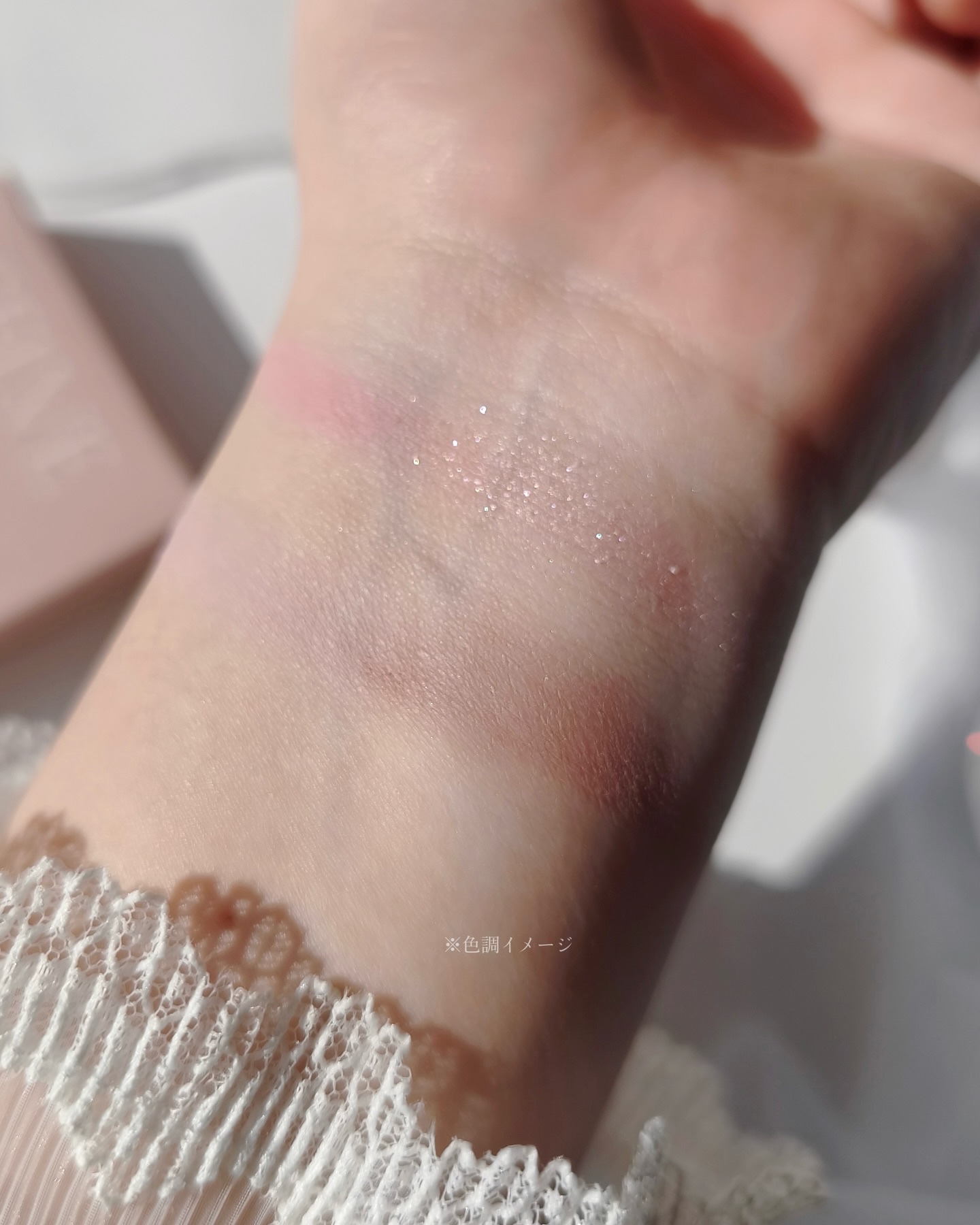 SELVE マイミューズパレットのクチコミ「淡く澄む、儚色。
✼••┈┈••✼••┈┈••✼••┈┈••✼••┈┈••✼

▶︎ SELV.....」（3枚目）