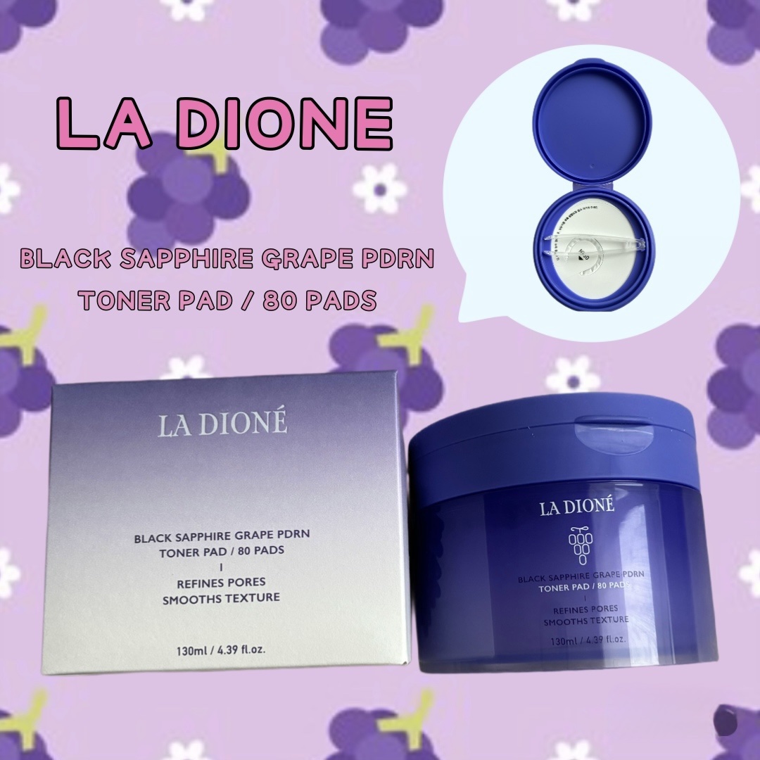スイート サファイア ブドウ PDRN トナーパッド/LA DIONÉ/トナーパッドを使ったクチコミ（1枚目）