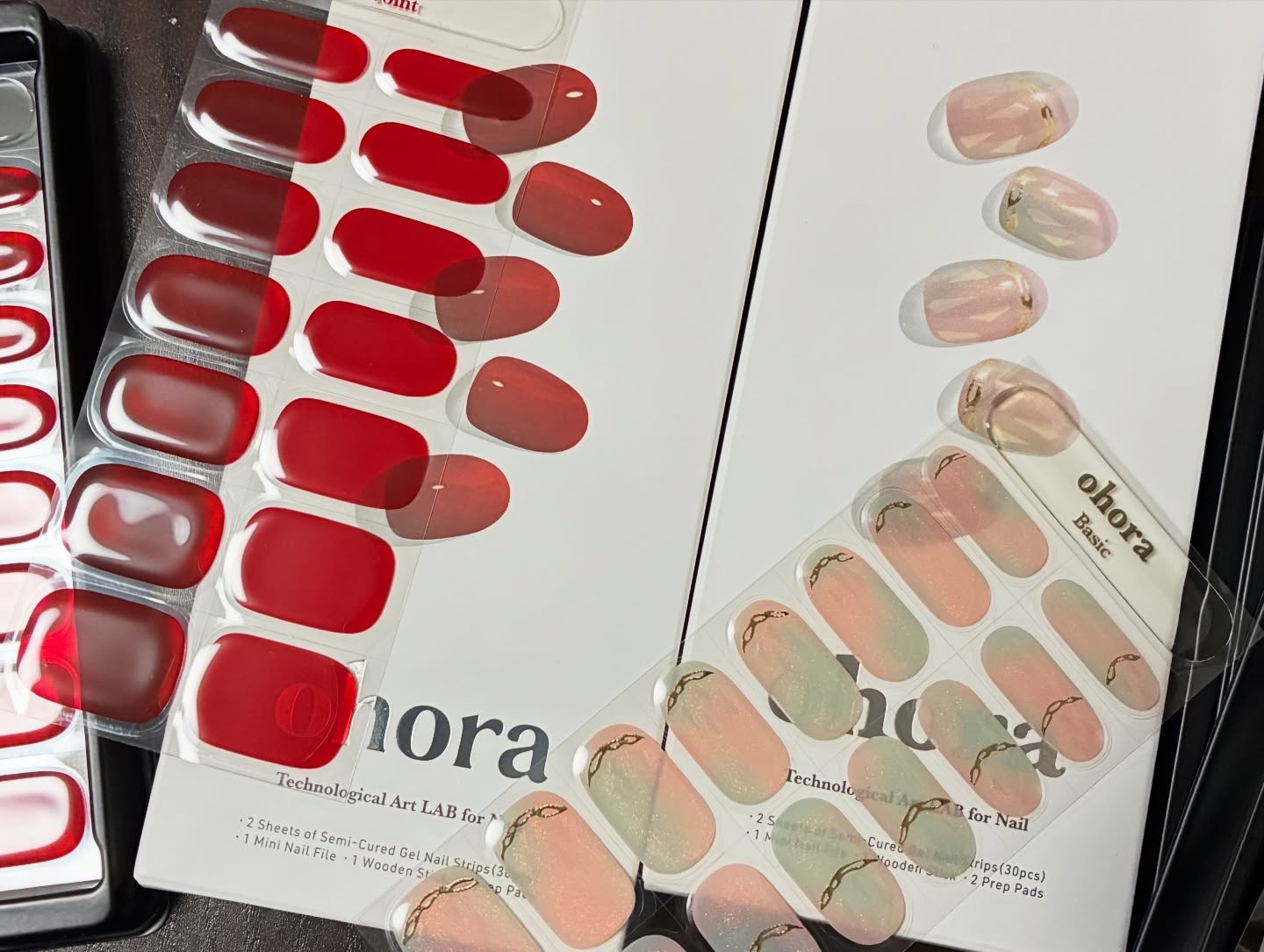 セミキュアジェルネイル（ハンド）/ohora/ネイルシールを使ったクチコミ（2枚目）