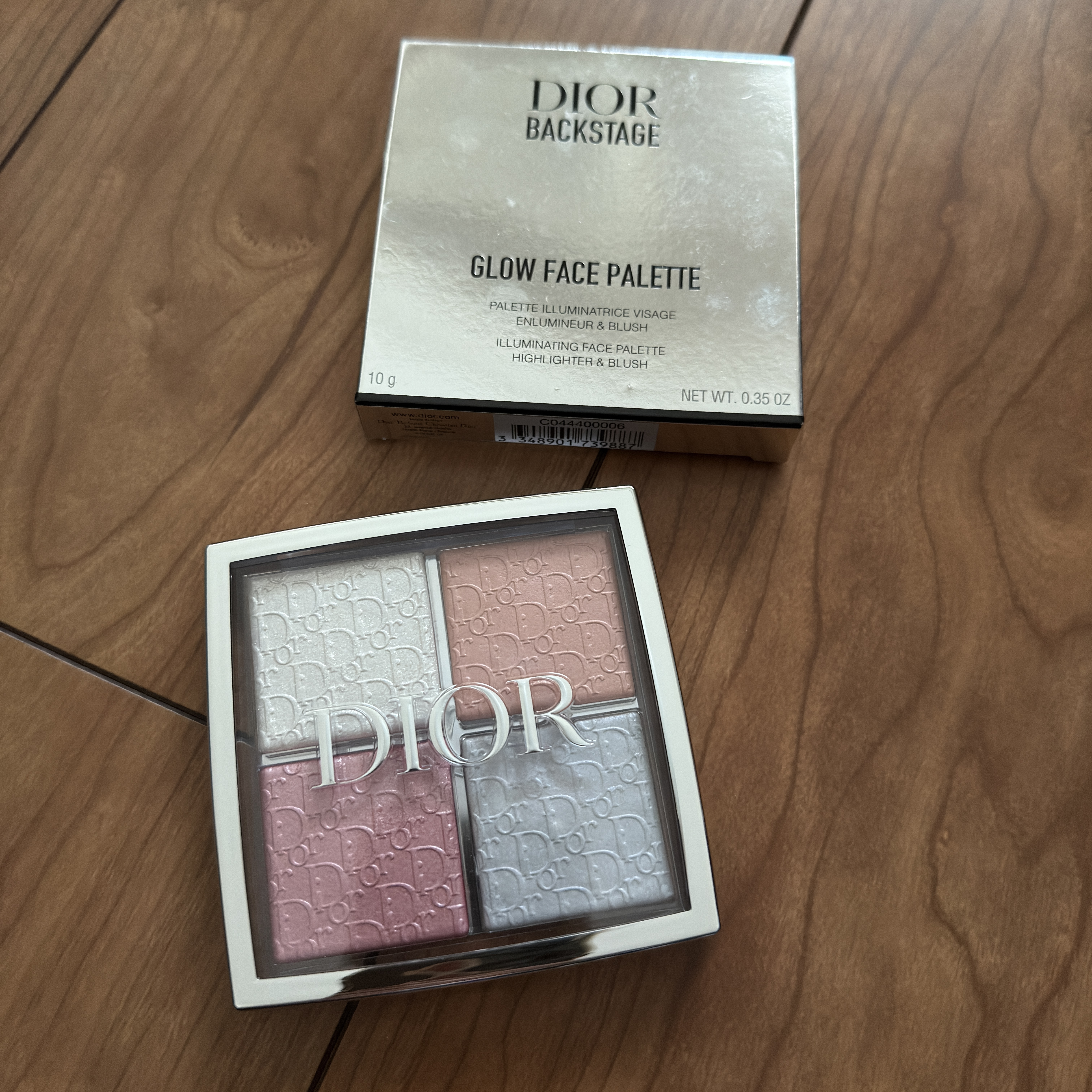 【旧】ディオール バックステージ フェイス グロウ パレット/Dior/ハイライトを使ったクチコミ（3枚目）