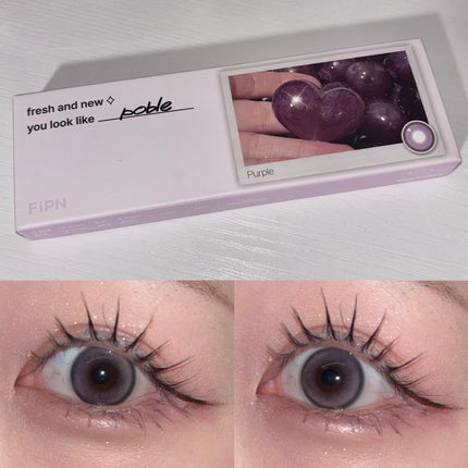 Poble/myfipn/ワンデー(1DAY)カラコンを使ったクチコミ(3枚目)