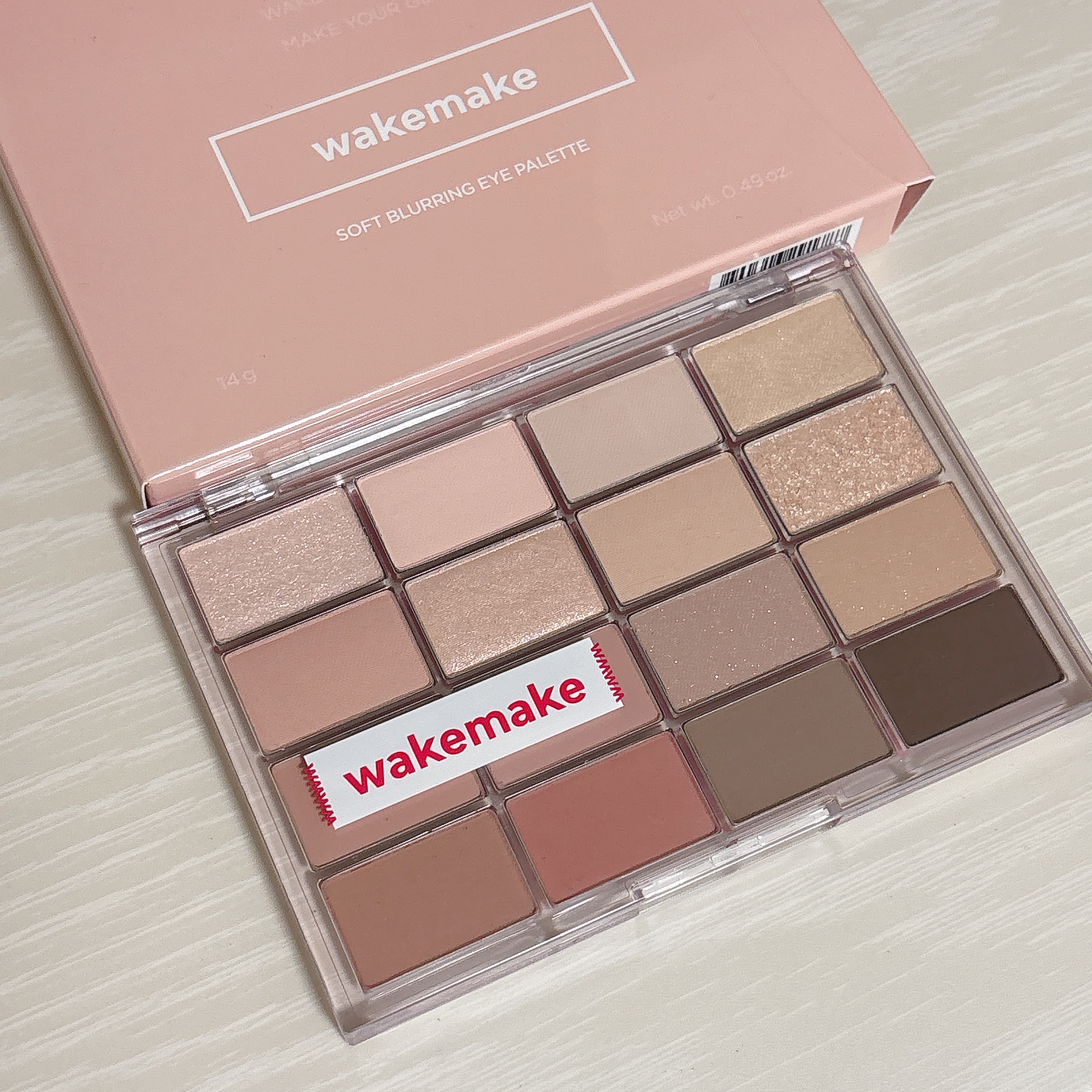 ソフトブラーリングアイパレット/wakemake/アイシャドウパレットを使ったクチコミ（1枚目）