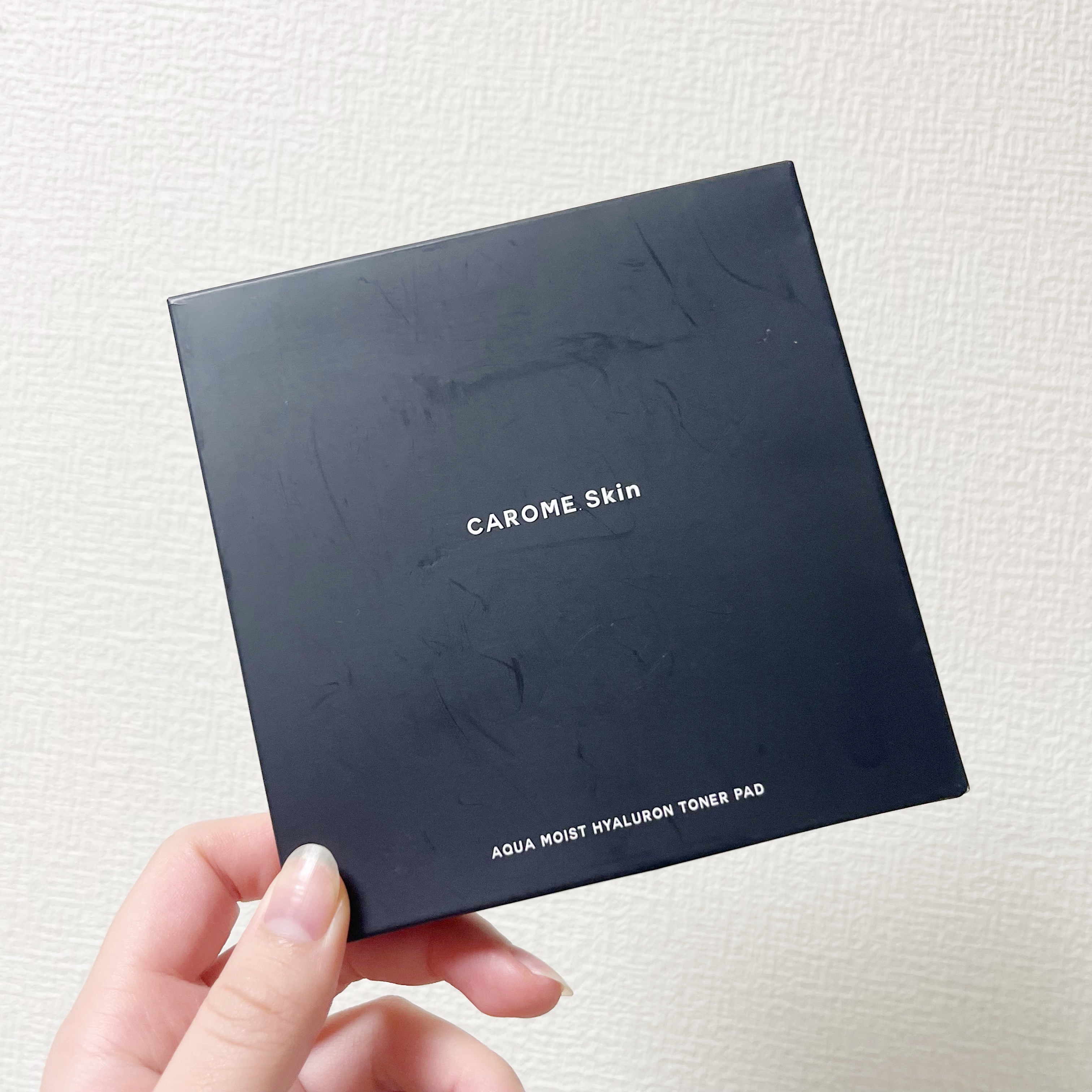 試してみた】アクアモイストヒアルロントナーパッド CAROME. Skinの