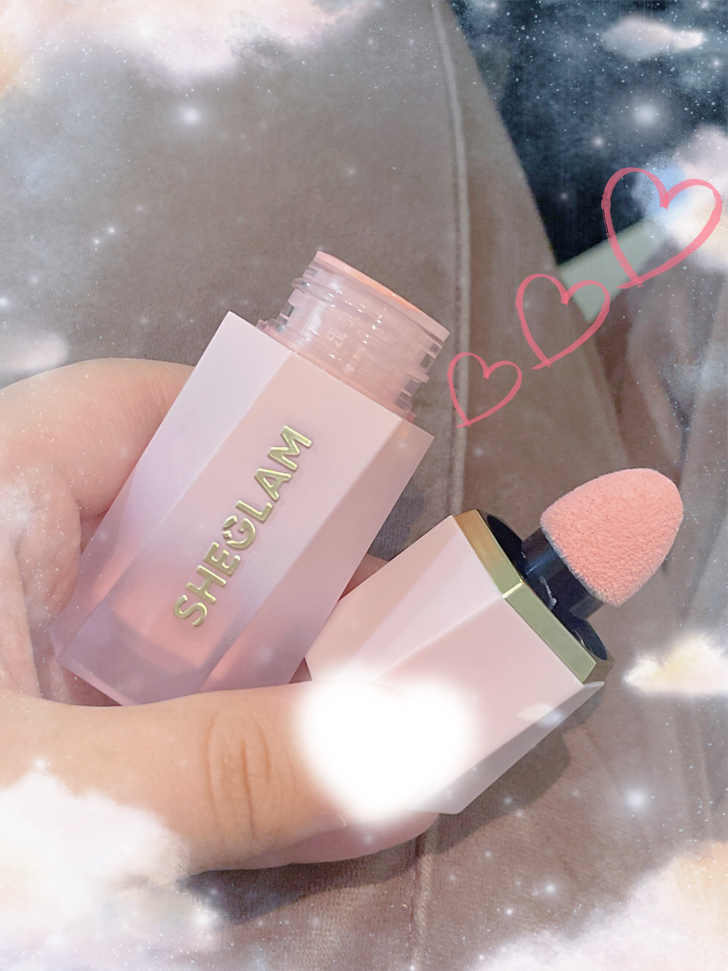 シーグラム カラーブルーム リキッドブラッシュ/SHEGLAM/リキッドチークを使ったクチコミ（2枚目）