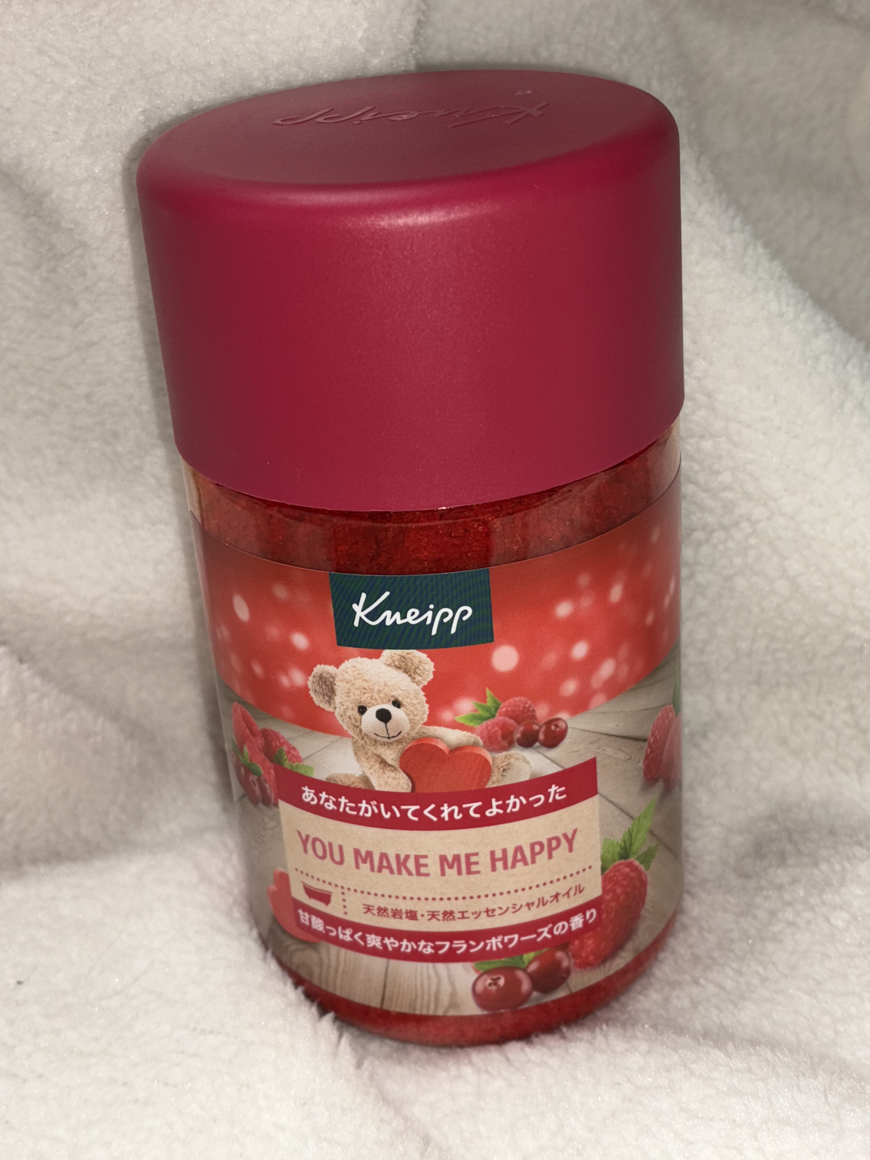 クナイプ バスソルト フランボワーズの香り/クナイプ/入浴剤を使ったクチコミ（3枚目）