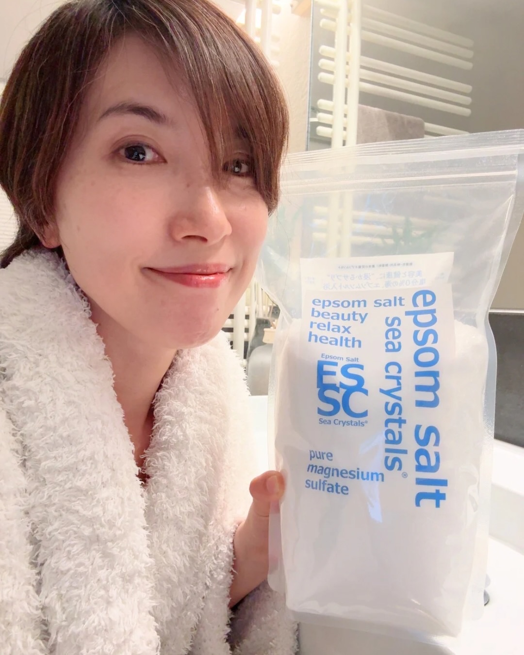 シークリスタルス エプソムソルト オリジナル/sea crystals/無機塩系入浴剤を使ったクチコミ（1枚目）