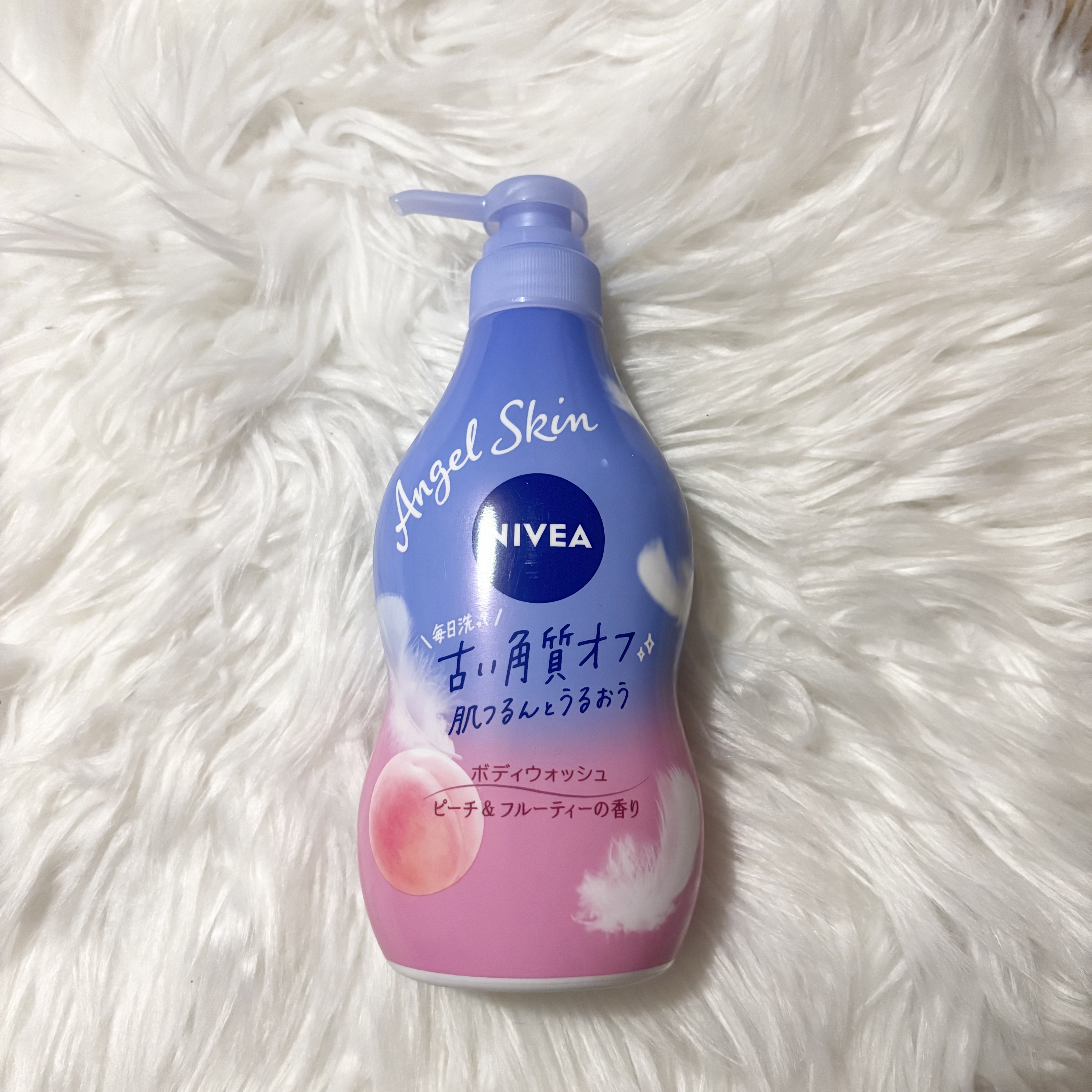 ニベア ニベア エンジェルスキン ボディウォッシュ ピーチ&フルーティーの香りのクチコミ「🍑ニベア：ニベア エンジェルスキン ボディウォッシュ ピーチ&フルーティーの香り

Point.....」（1枚目）