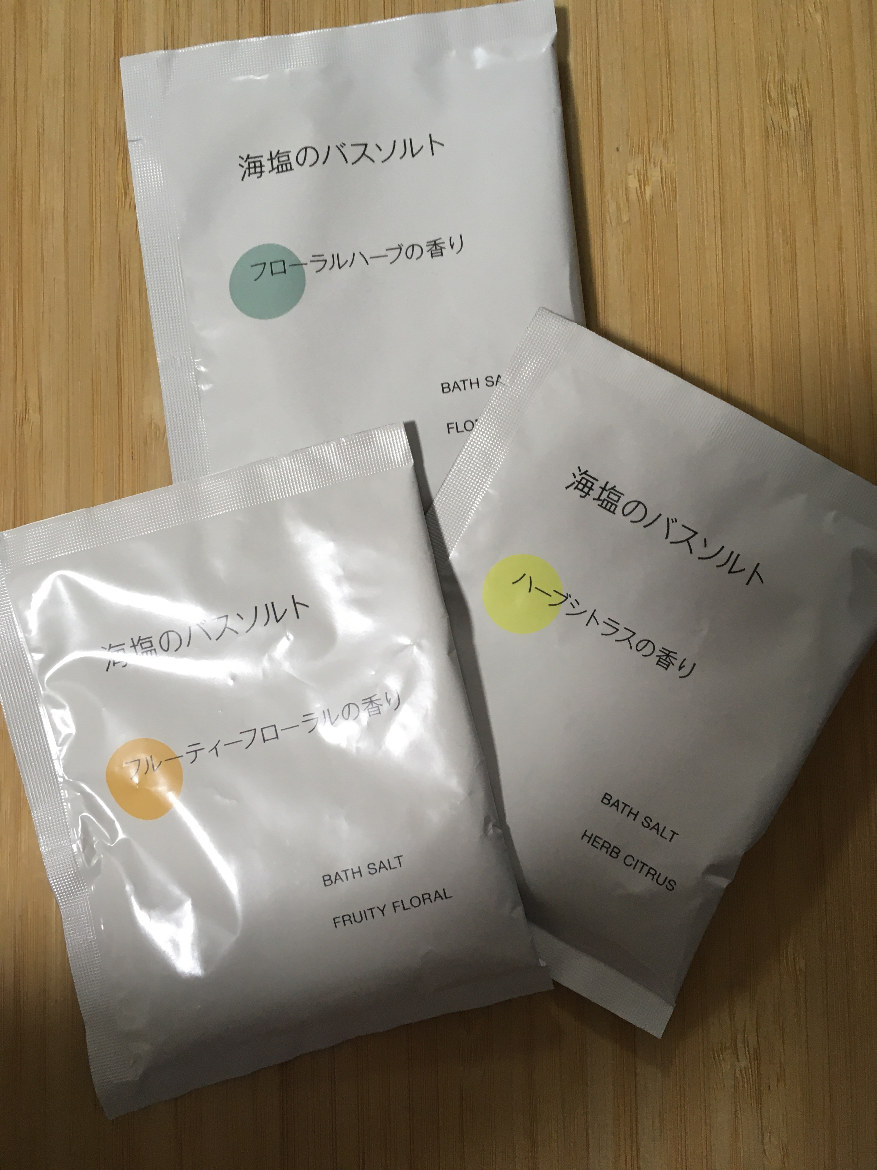 海塩のバスソルト　フローラルハーブの香り/無印良品/生薬系入浴剤を使ったクチコミ（1枚目）