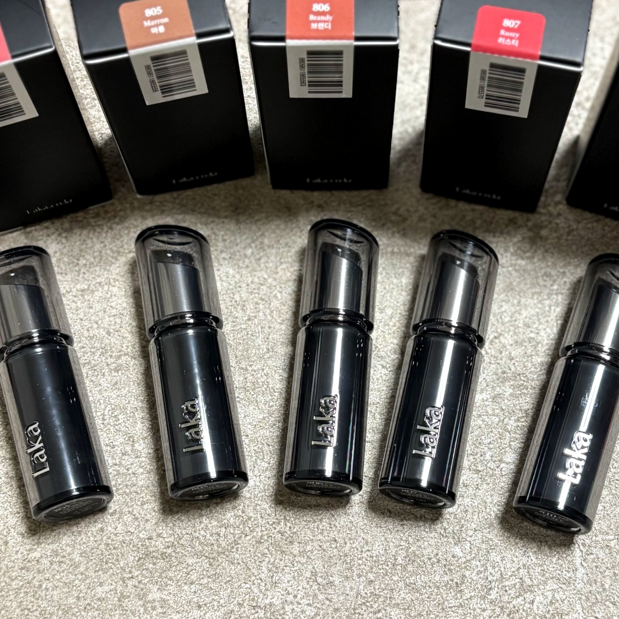 ラカ デビルリップ #805 Marron マロン/Laka/口紅を使ったクチコミ（3枚目）