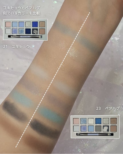 エクスプローラ12色 動物アイシャドウパレット/PERFECT DIARY/アイシャドウパレットを使ったクチコミ(3枚目)