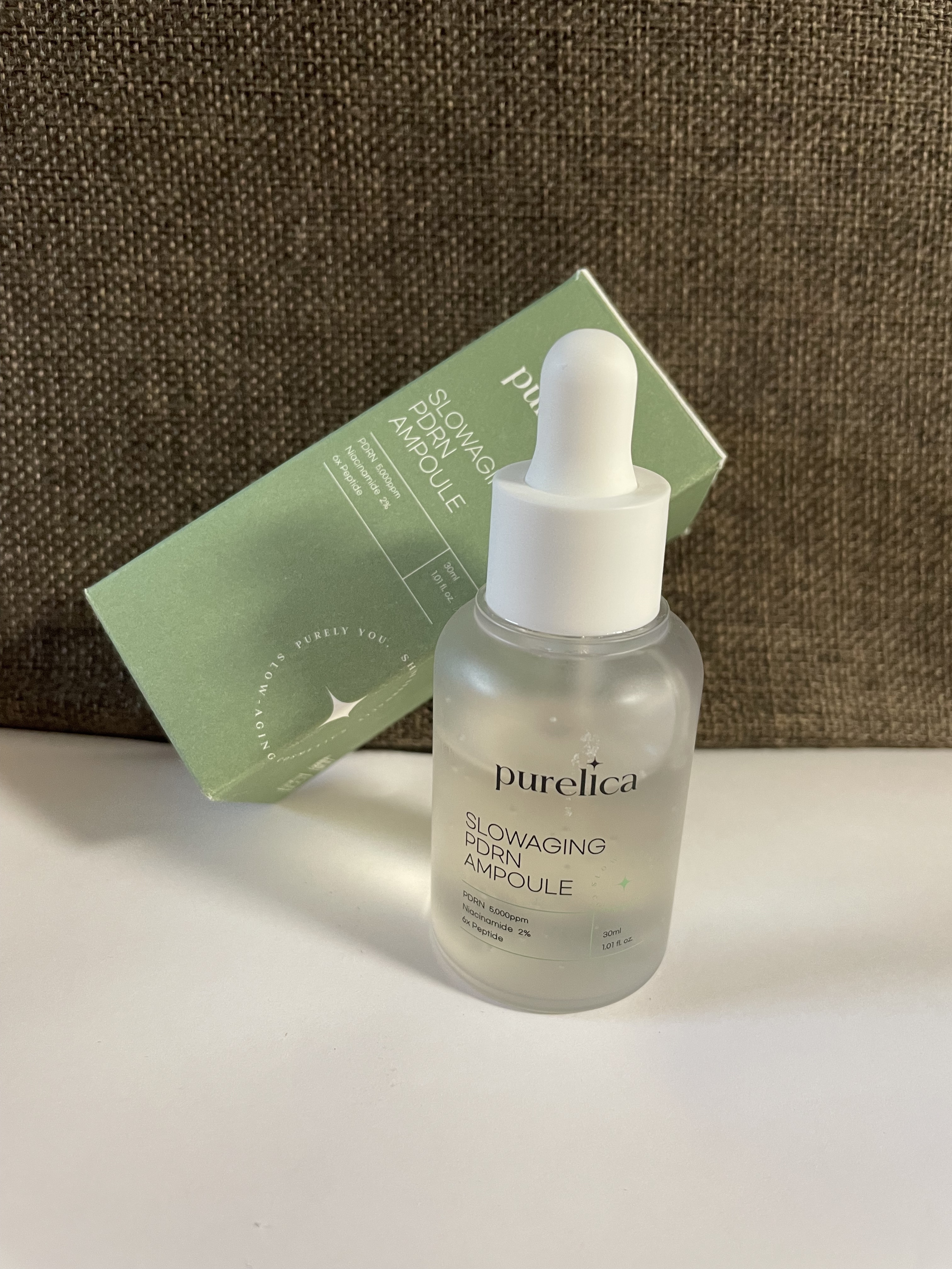 スローエイジングPDRNアンプル/Purelica/美容液を使ったクチコミ（1枚目）