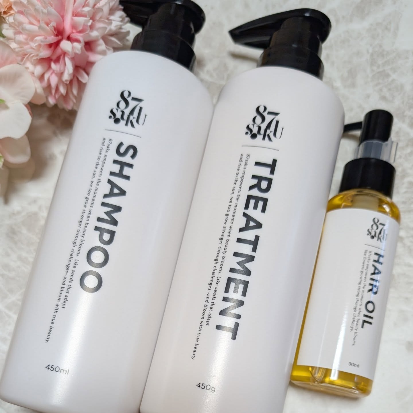 87saku ハナサク シルキーリペア シャンプー/トリートメント/87saku/市販シャンプーを使ったクチコミ（1枚目）