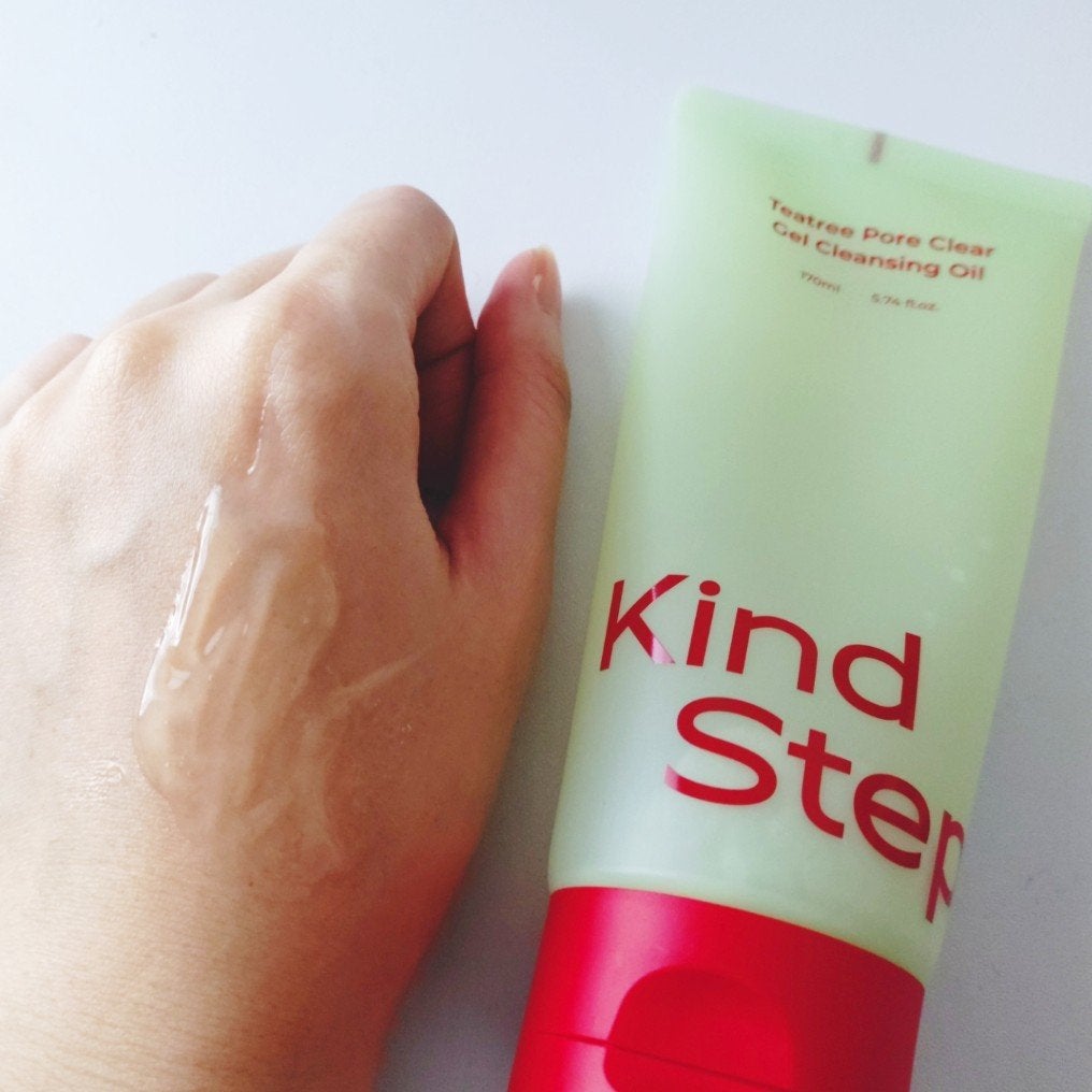 ティーツリージェルクレンジングオイル/KindStep/クレンジングジェルを使ったクチコミ(4枚目)