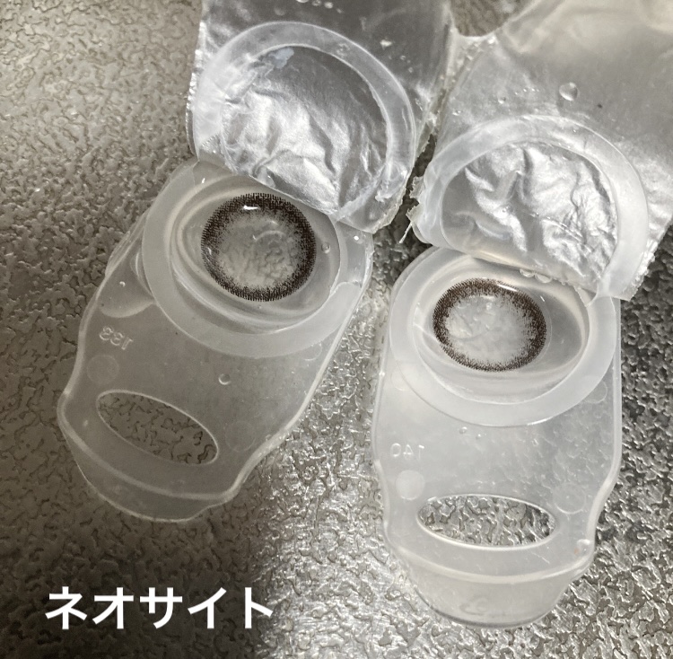 ネオサイトワンデー リングUV/Aire/ワンデー（１DAY）カラコンを使ったクチコミ（3枚目）