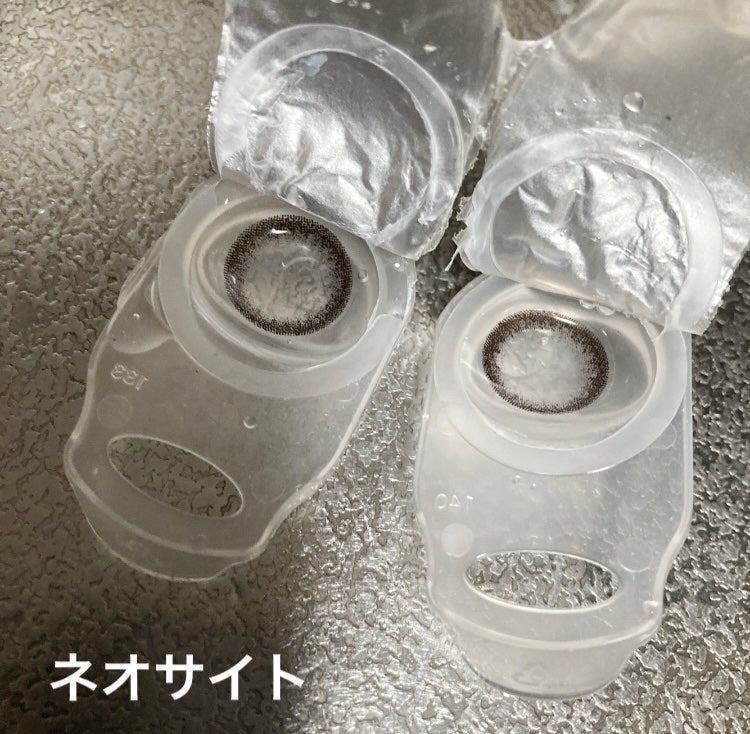 ネオサイトワンデー リングUV/Aire/ワンデー(1DAY)カラコンを使ったクチコミ(3枚目)
