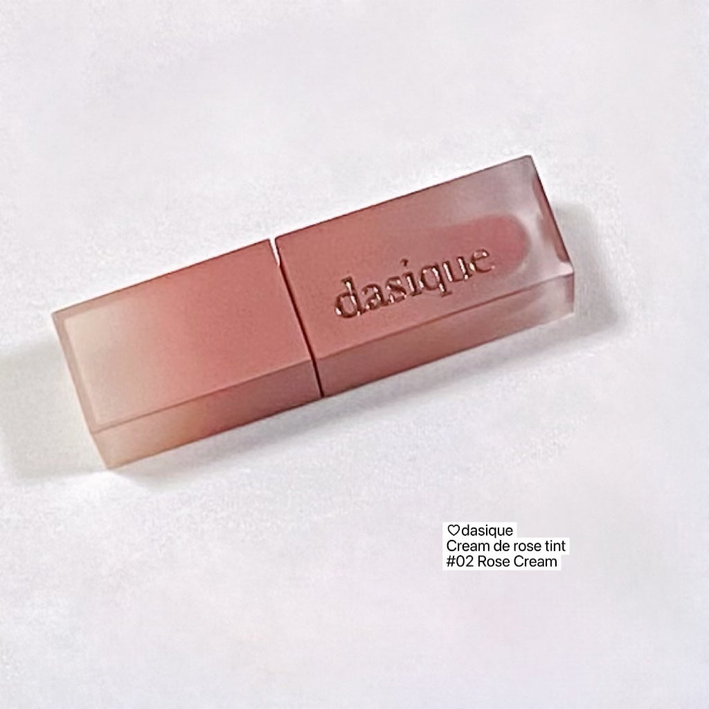 クリームドゥローズティント/dasique/リップティントを使ったクチコミ(4枚目)
