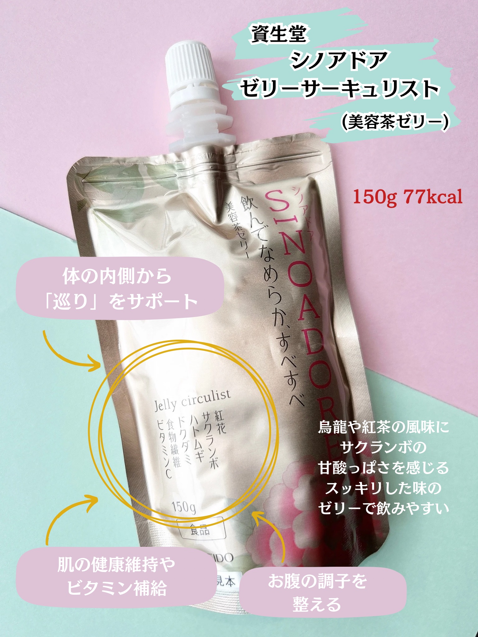 ゼリーサーキュリスト/シノアドア/ゼリー飲料を使ったクチコミ（2枚目）