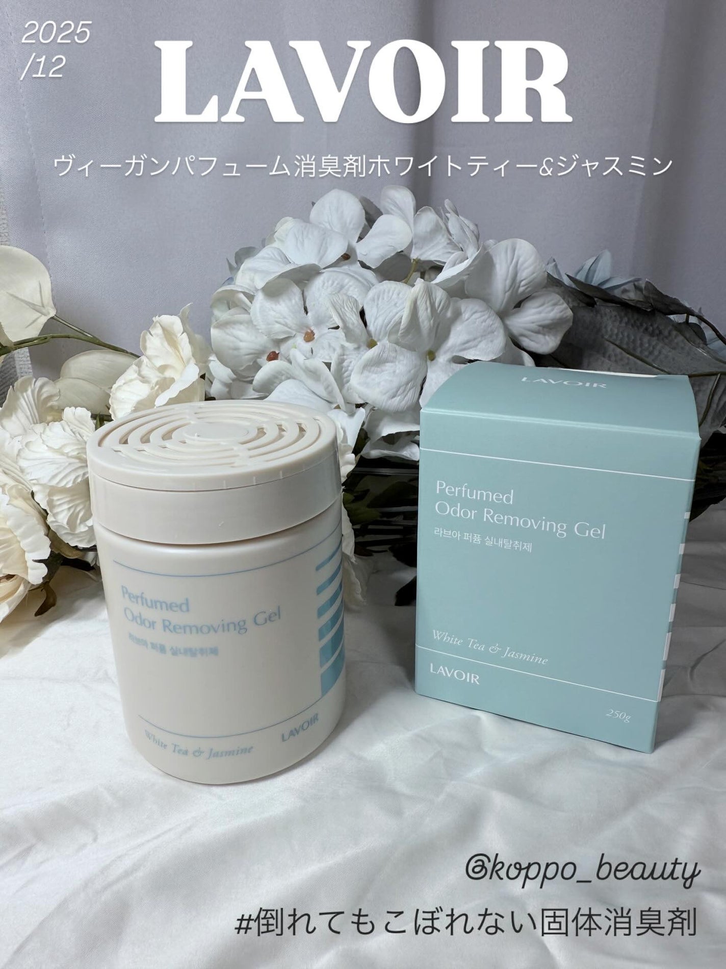 ジェルタイプ室内消臭剤/LAVOIR/ルームフレグランスを使ったクチコミ(1枚目)