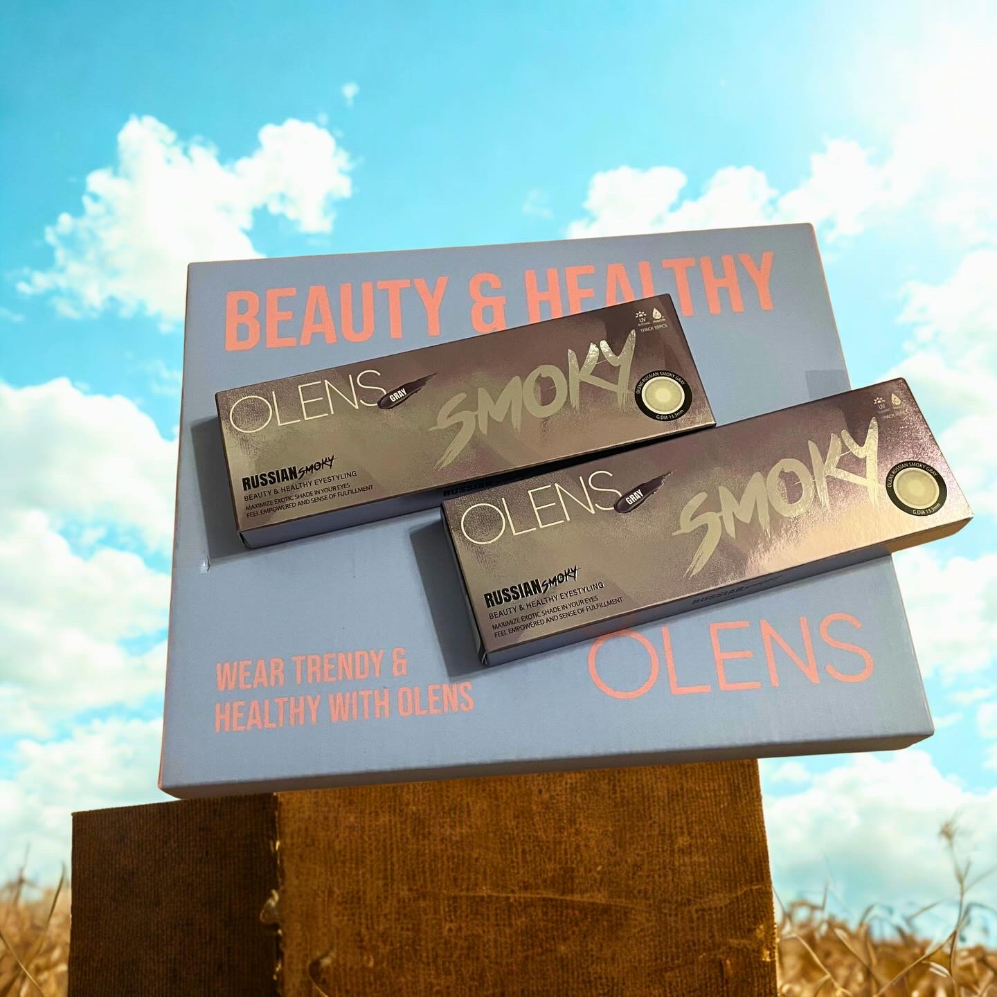 ロシアンスモーキー/OLENS/カラーコンタクトレンズを使ったクチコミ（1枚目）