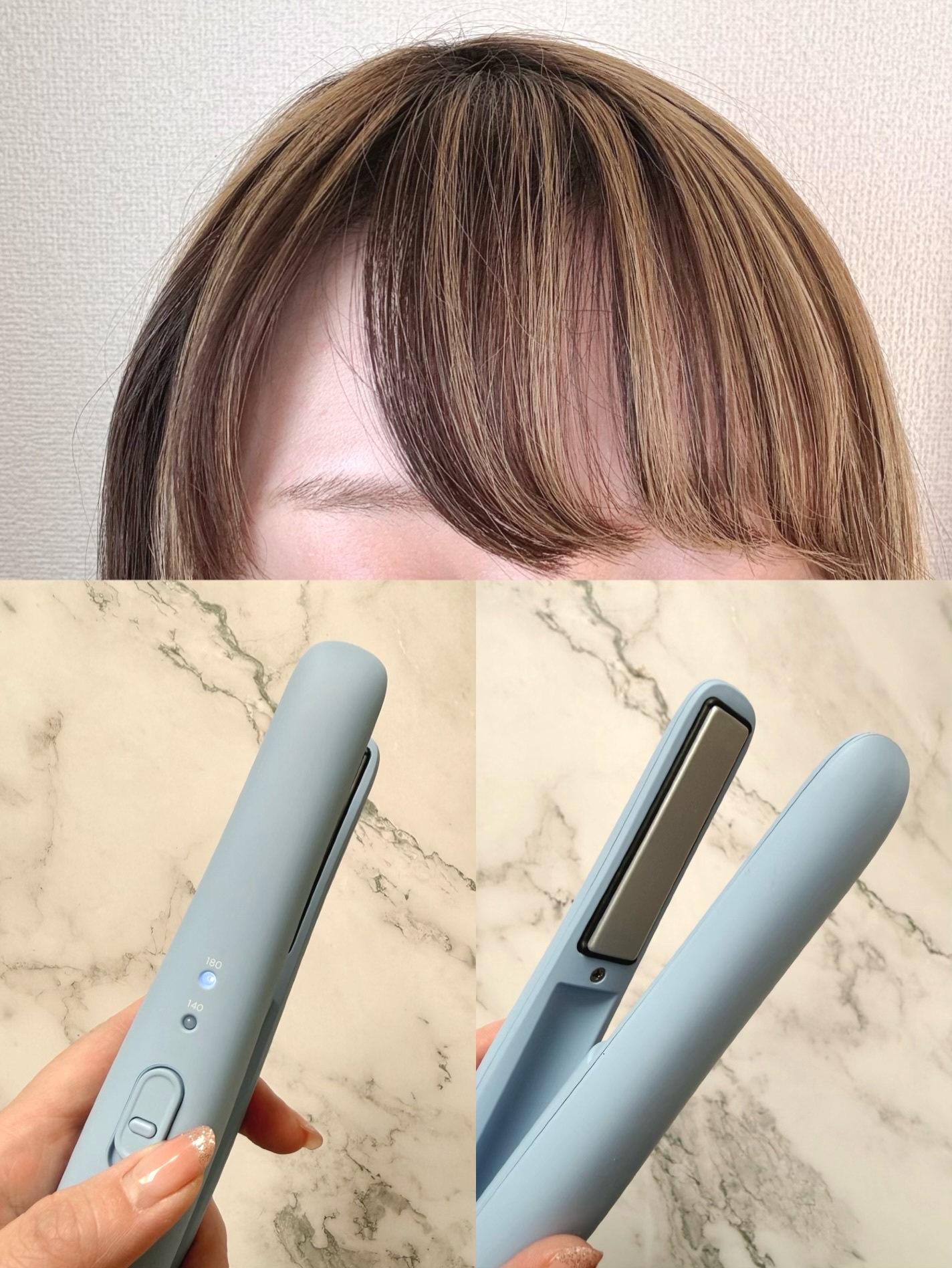 サロニア　コードレス ストレートヘアアイロン/SALONIA/ストレートアイロンを使ったクチコミ（2枚目）