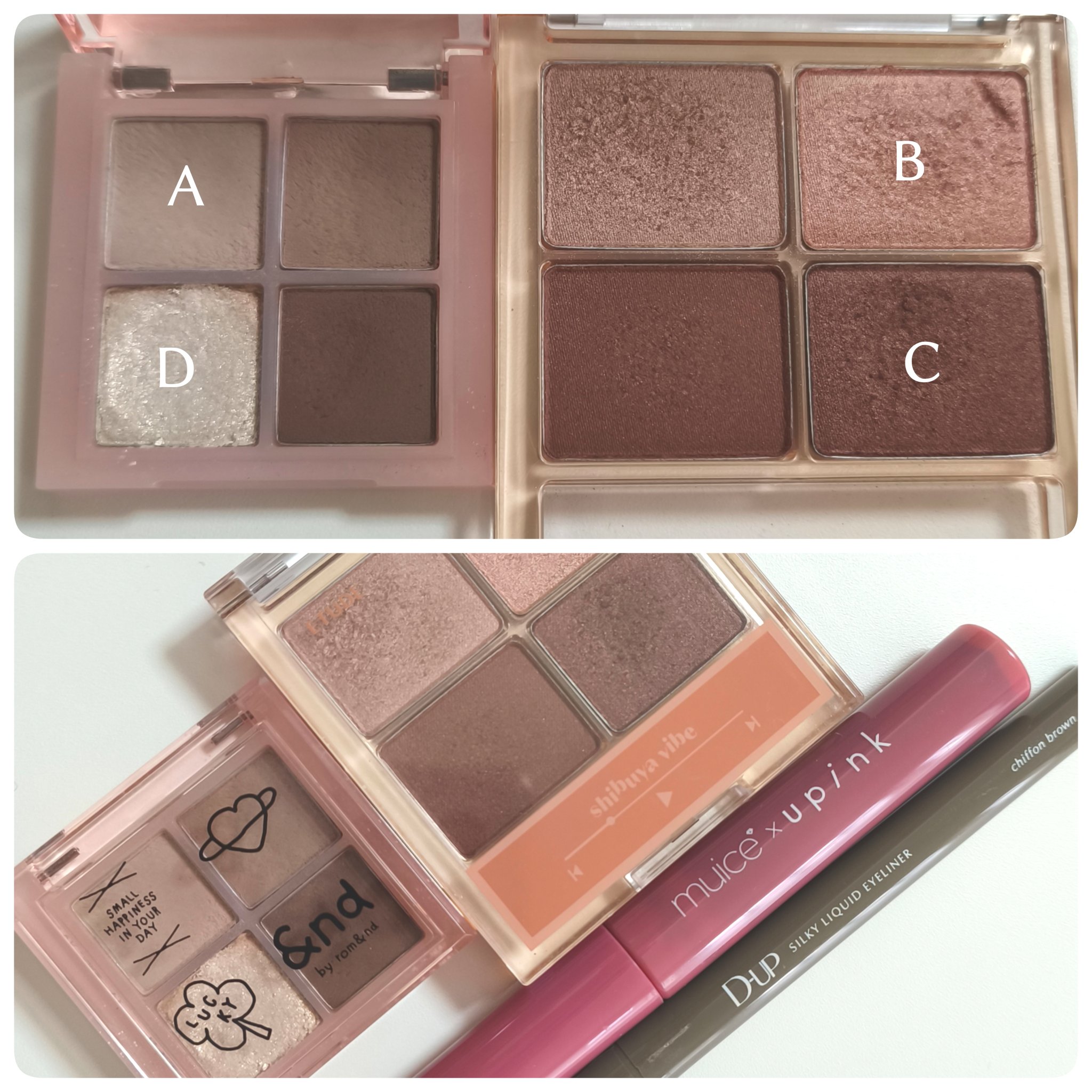 アンドバイロムアンド　メロウアイパレット/&nd by rom&nd/アイシャドウパレットを使ったクチコミ（2枚目）