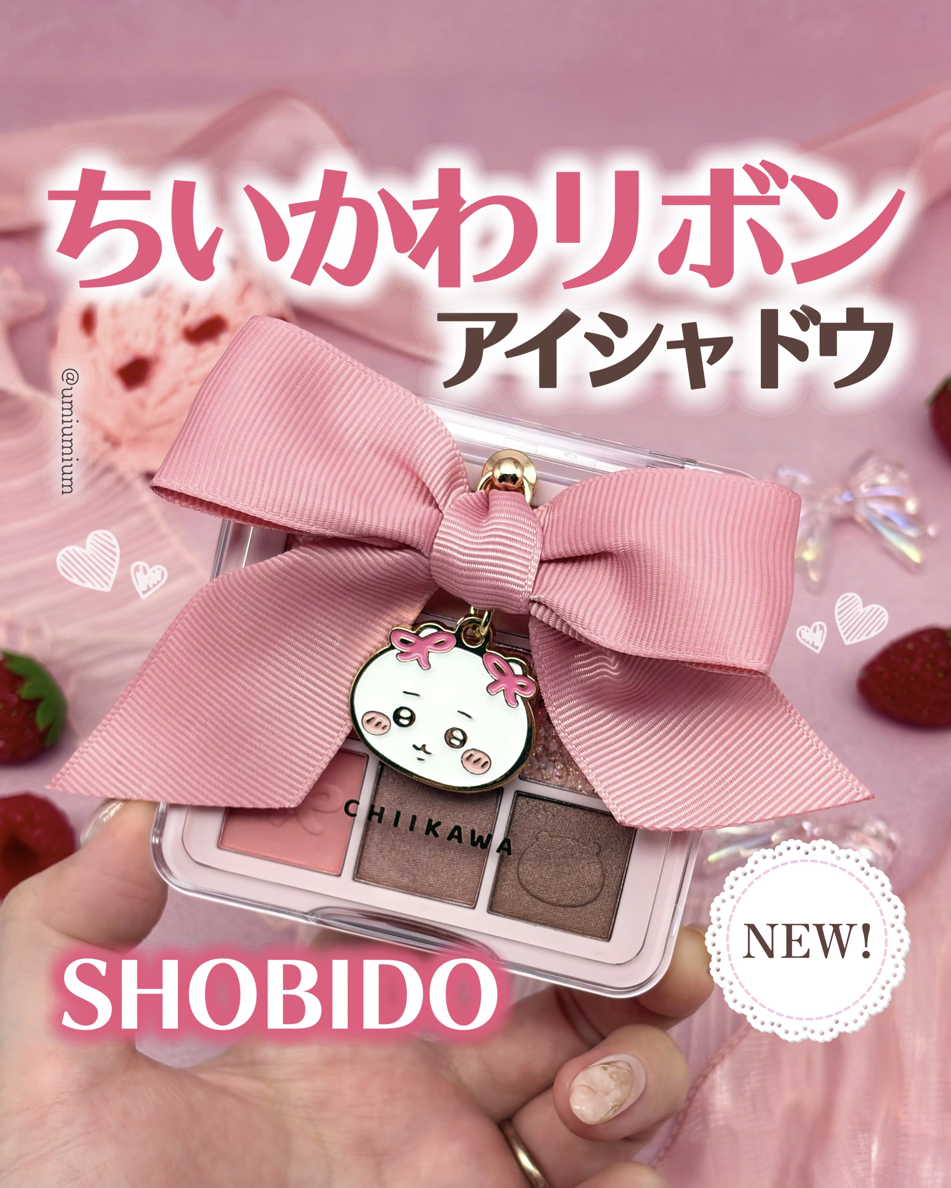 ちいかわ リボンシリーズ アイシャドウパレット/SHOBIDO/アイシャドウパレットを使ったクチコミ（1枚目）