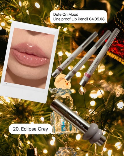 ドットオンムードワンウェイグロイティント/Heart Percent/リップティントを使ったクチコミ(5枚目)