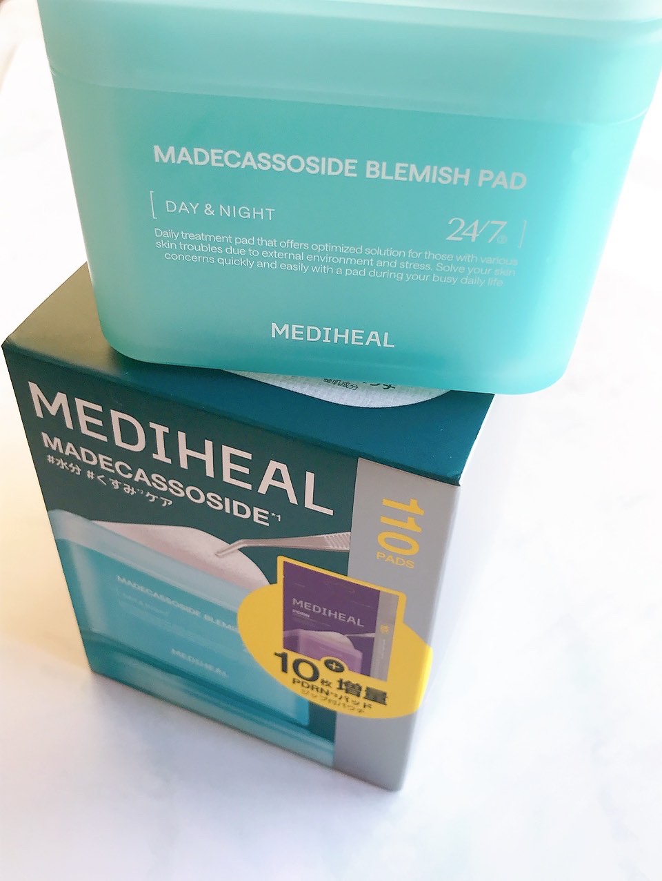 マデカッソシドブレミッシュパッド/MEDIHEAL/トナーパッドを使ったクチコミ（1枚目）