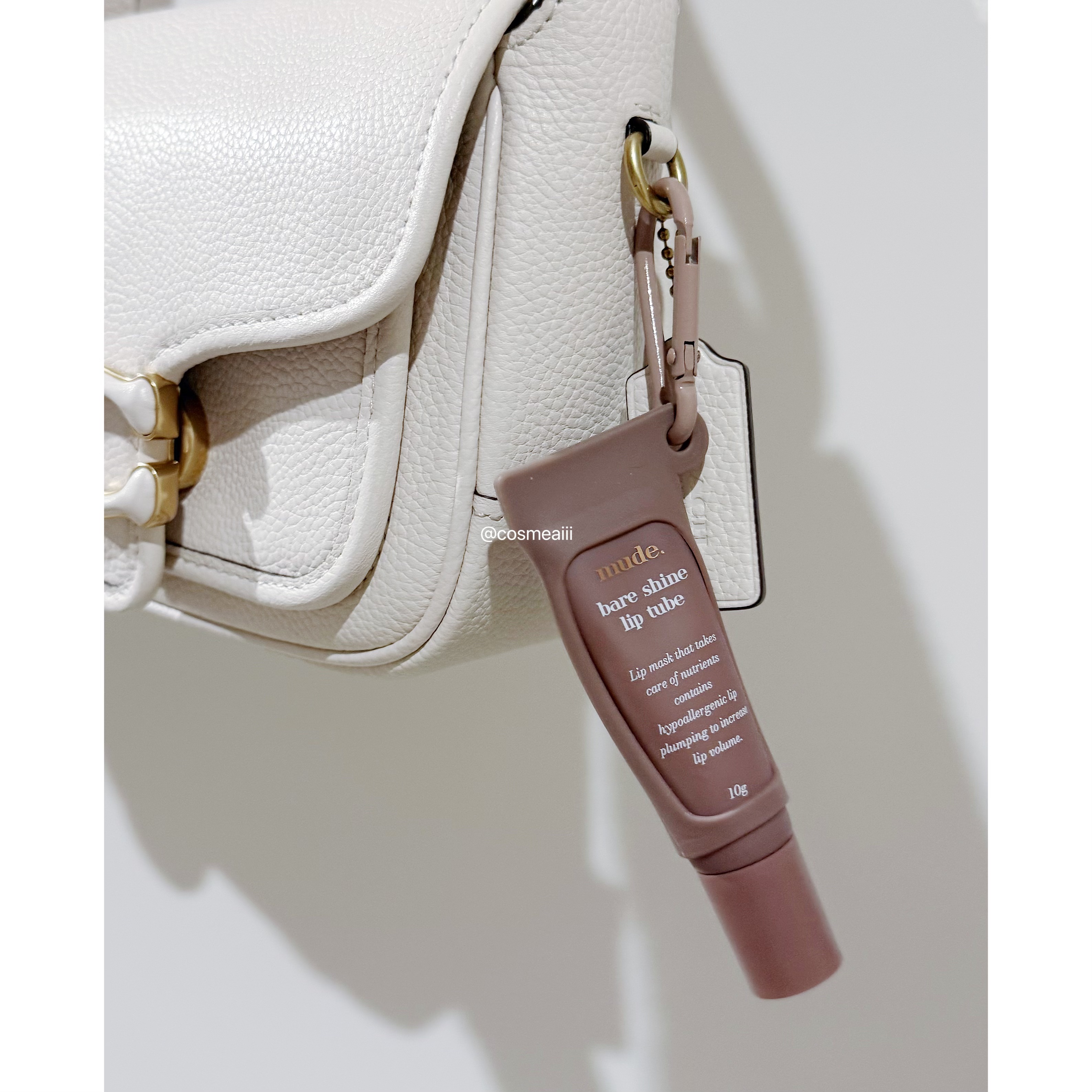 ベアシャインリップチューブ/mude./リップマスクを使ったクチコミ（2枚目）