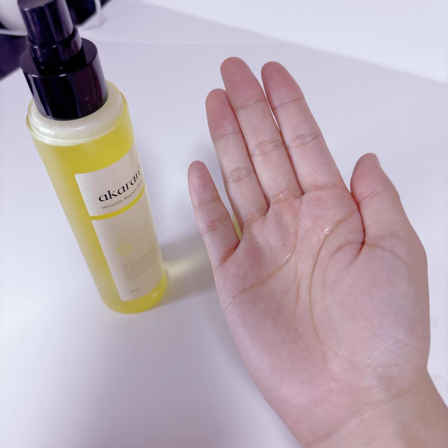 リンクルリペアミスト/akaran+/ミスト状化粧水を使ったクチコミ（3枚目）