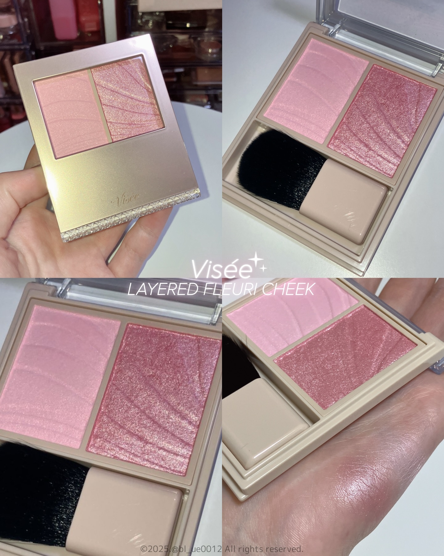 レイヤード フルリ チーク/Visée/パウダーチークを使ったクチコミ（1枚目）