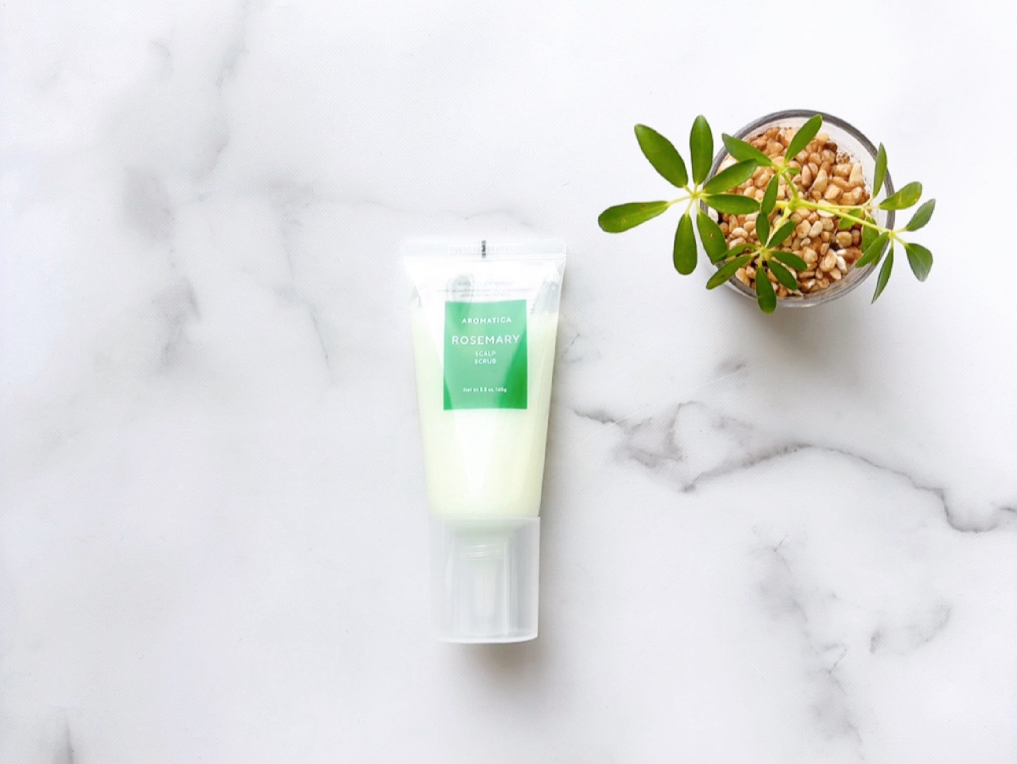 ローズマリー スカルプ スクラブ/AROMATICA/ヘッドスクラブを使ったクチコミ（1枚目）