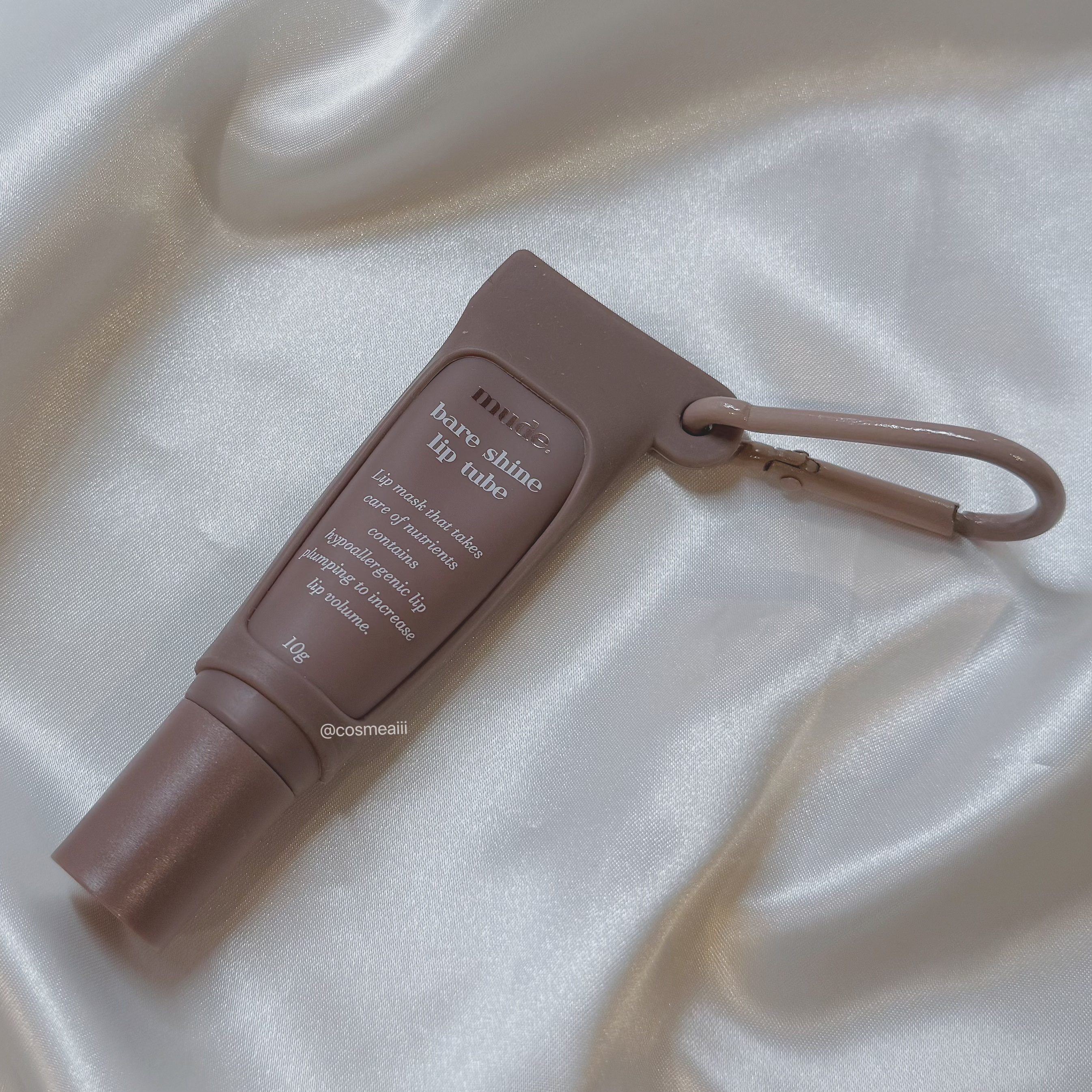 ベアシャインリップチューブ/mude./リップマスクを使ったクチコミ（3枚目）