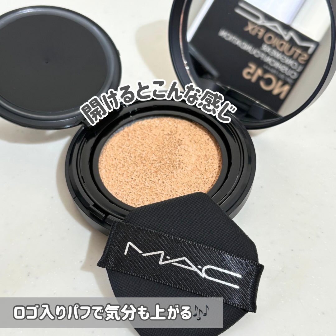 スタジオ フィックス ロングウエア クッション ファンデーション SPF 50/M・A・C/クッションファンデーションを使ったクチコミ（3枚目）