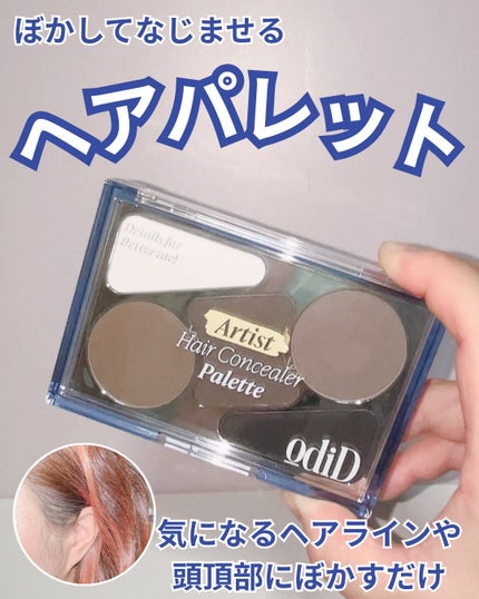ヘアコンシーラーパレット&アーティスト デュアルブラシ/odiD/その他スタイリングを使ったクチコミ(1枚目)