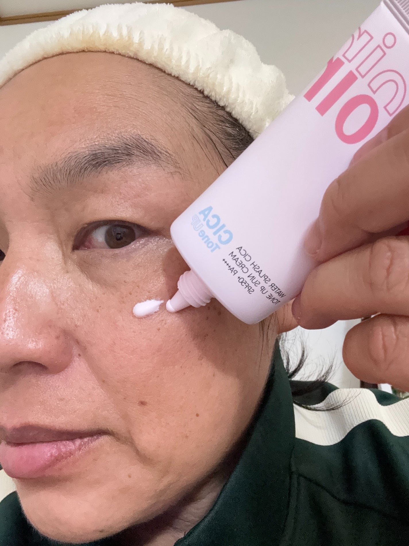 ウォータースプラッシュサンクリーム セラミド/espoir/日焼け止めクリームを使ったクチコミ(8枚目)